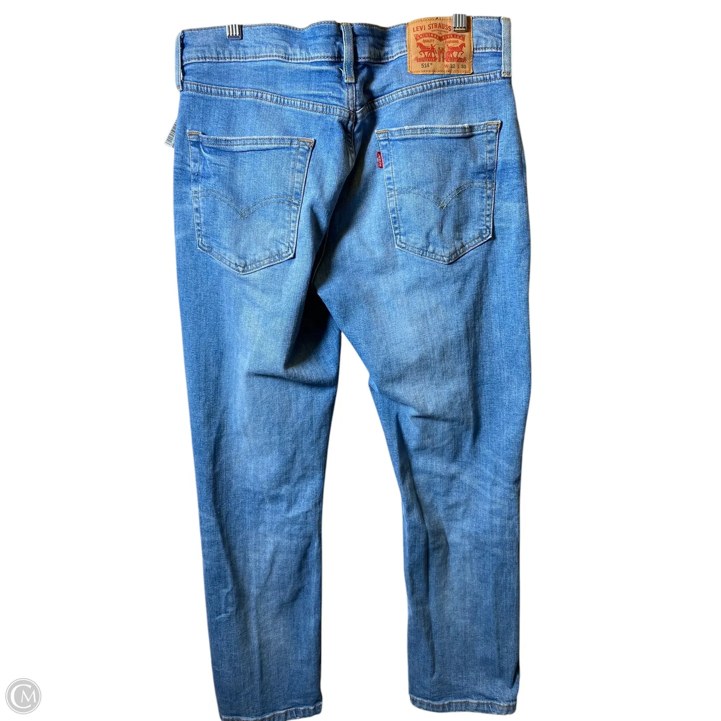 Jeans Straight By Levis In Blue, Size: 14