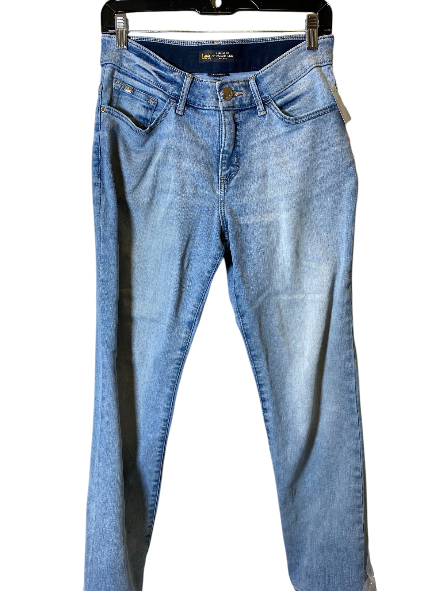 Jeans Straight By Lee In Blue, Size: 6