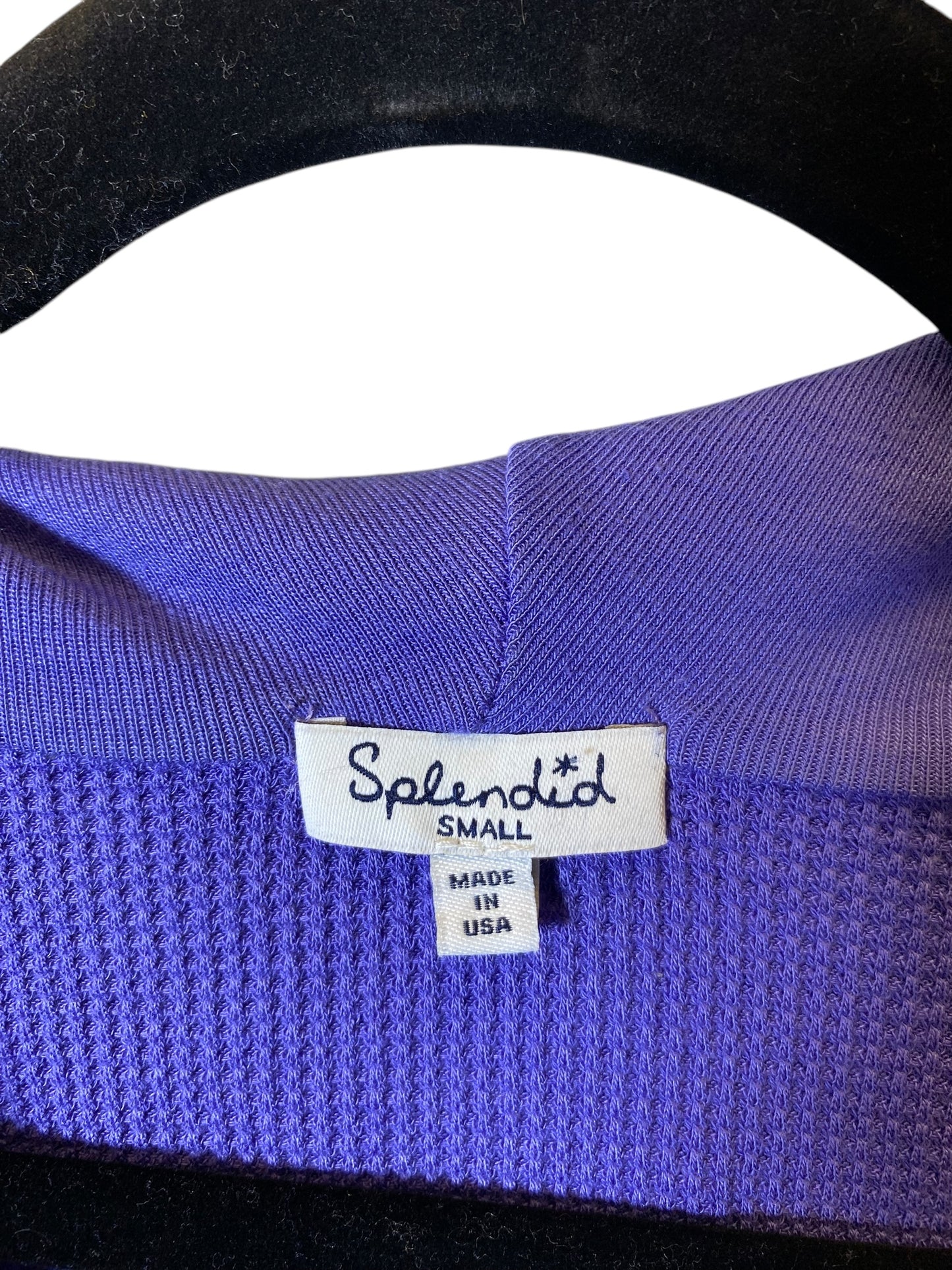 Top Long Sleeve By Splendid In Purple, Size: S