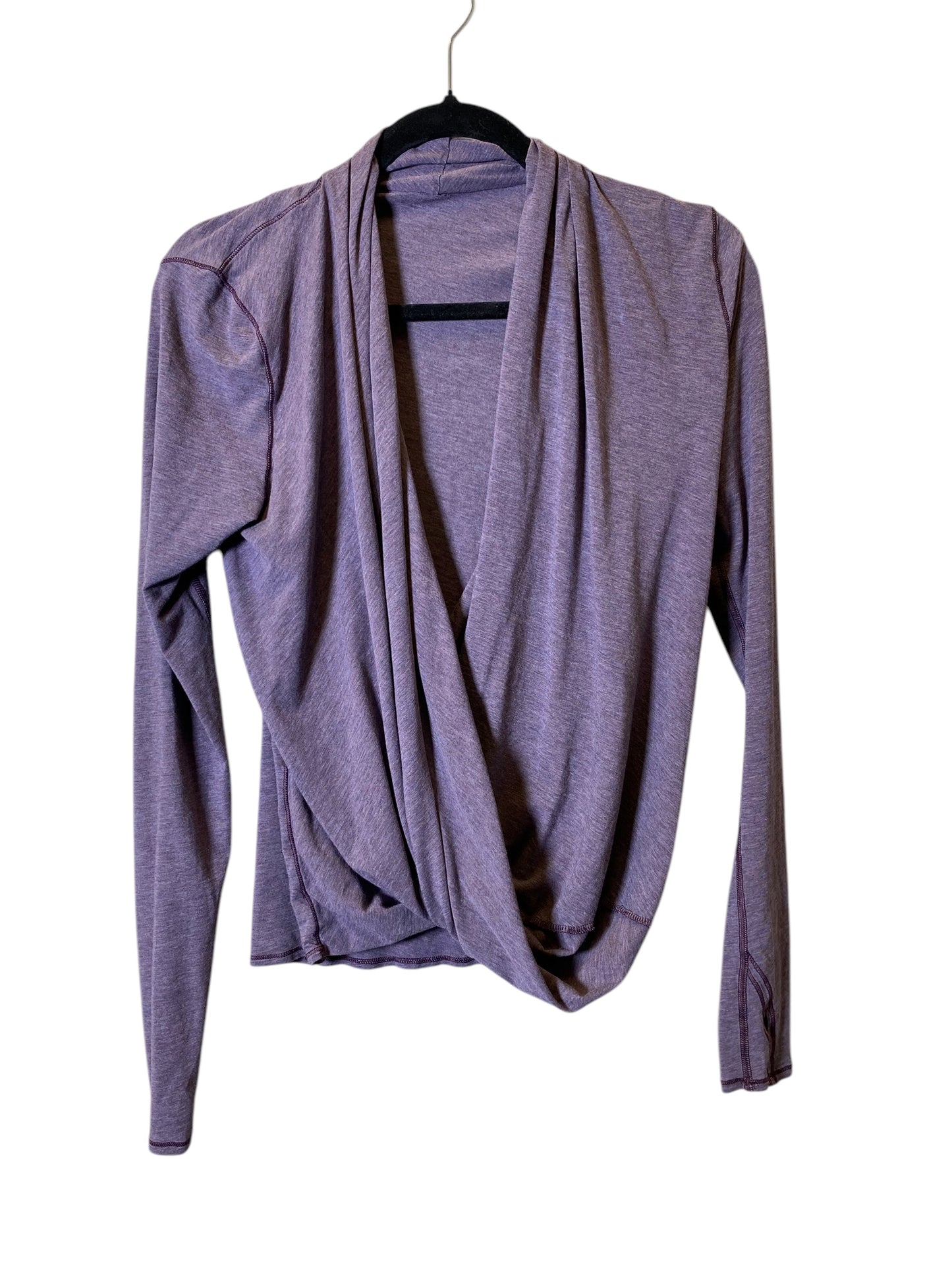 Top Long Sleeve By Lululemon In Purple, Size: S