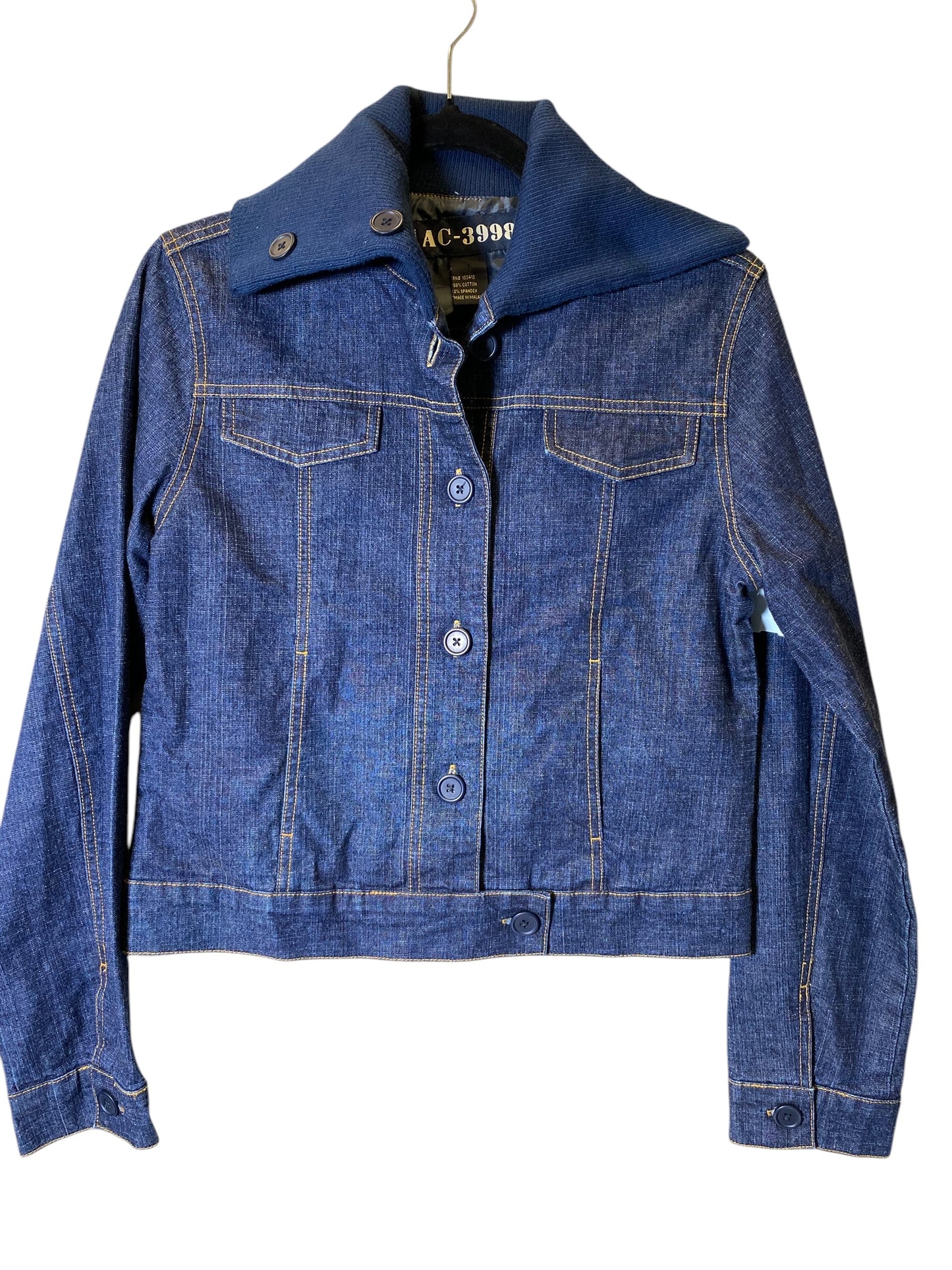 Jacket Denim By Cmc In Blue, Size: L