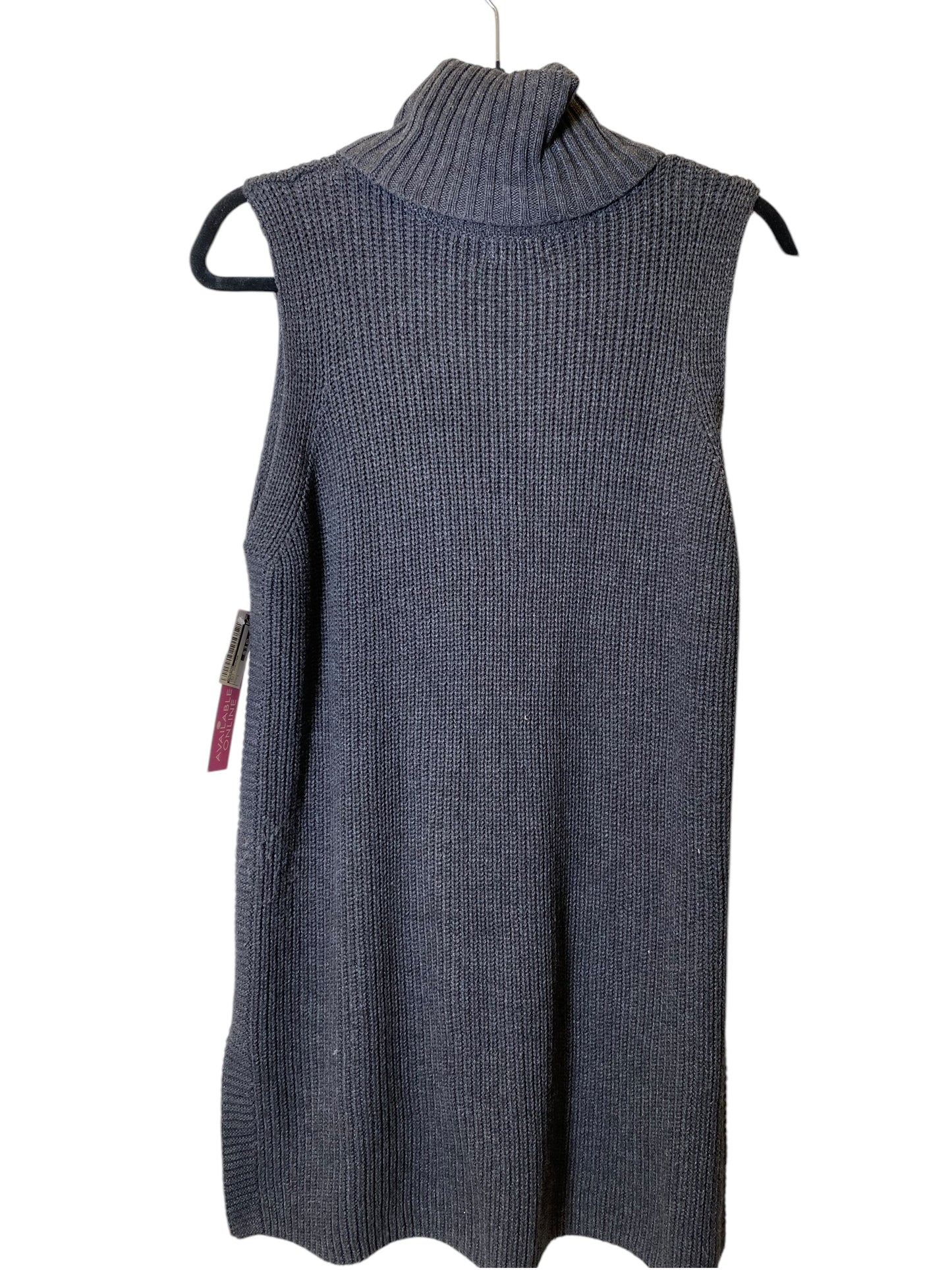 Vest Sweater By Merona In Grey, Size: L