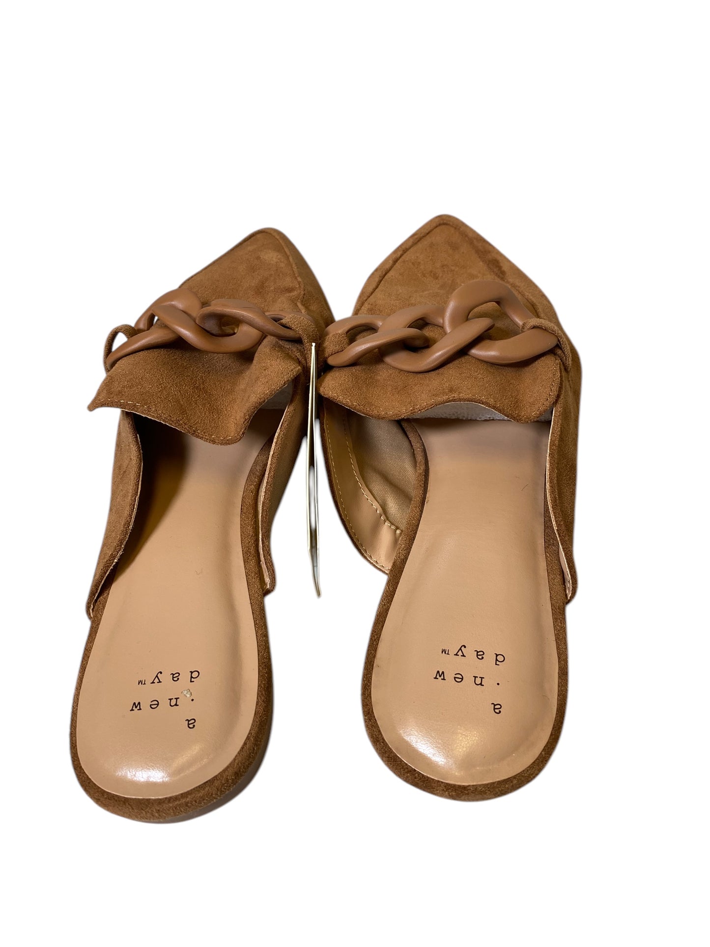 Shoes Flats By A New Day In Brown, Size: 9.5