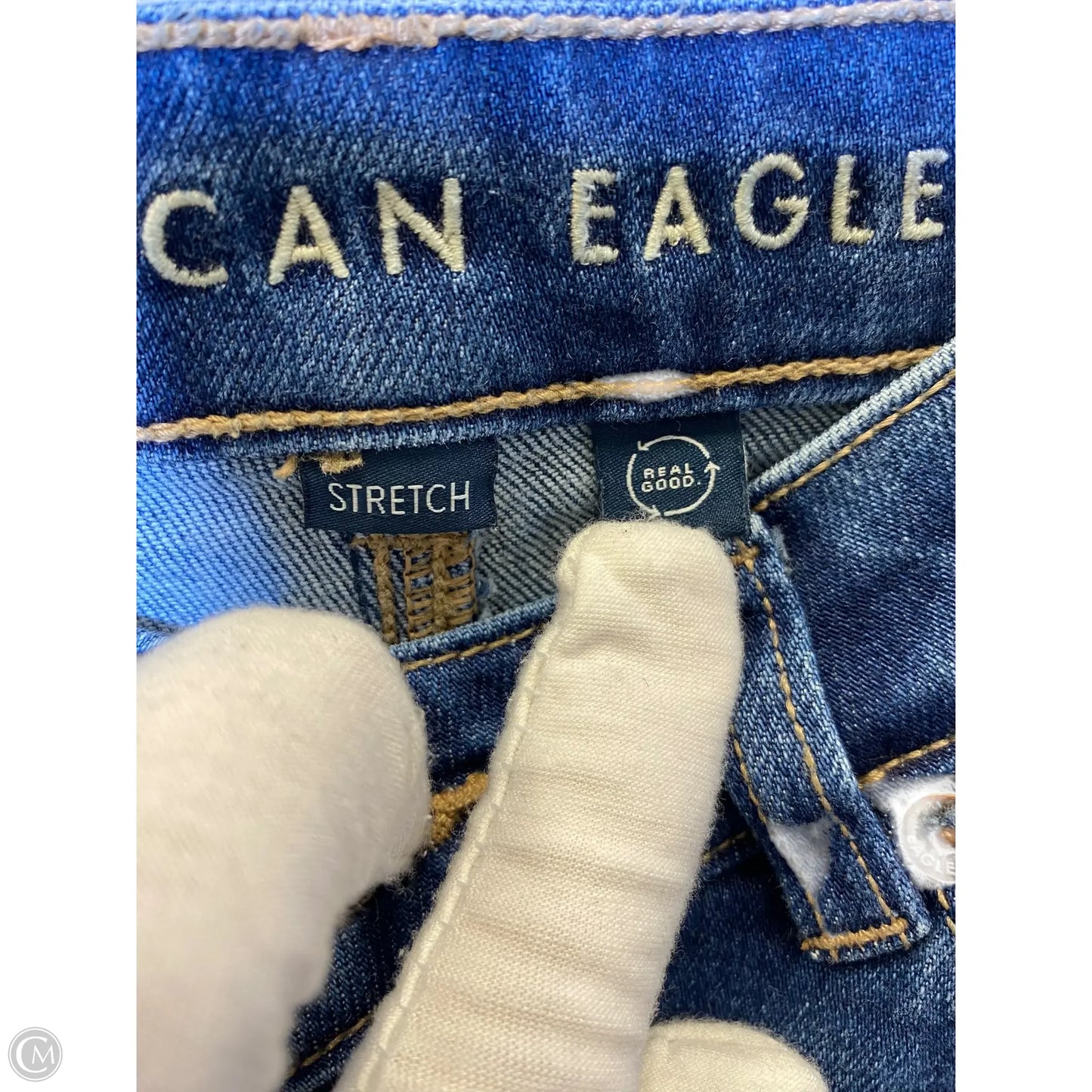 Jeans Boyfriend By American Eagle In Blue, Size: 8