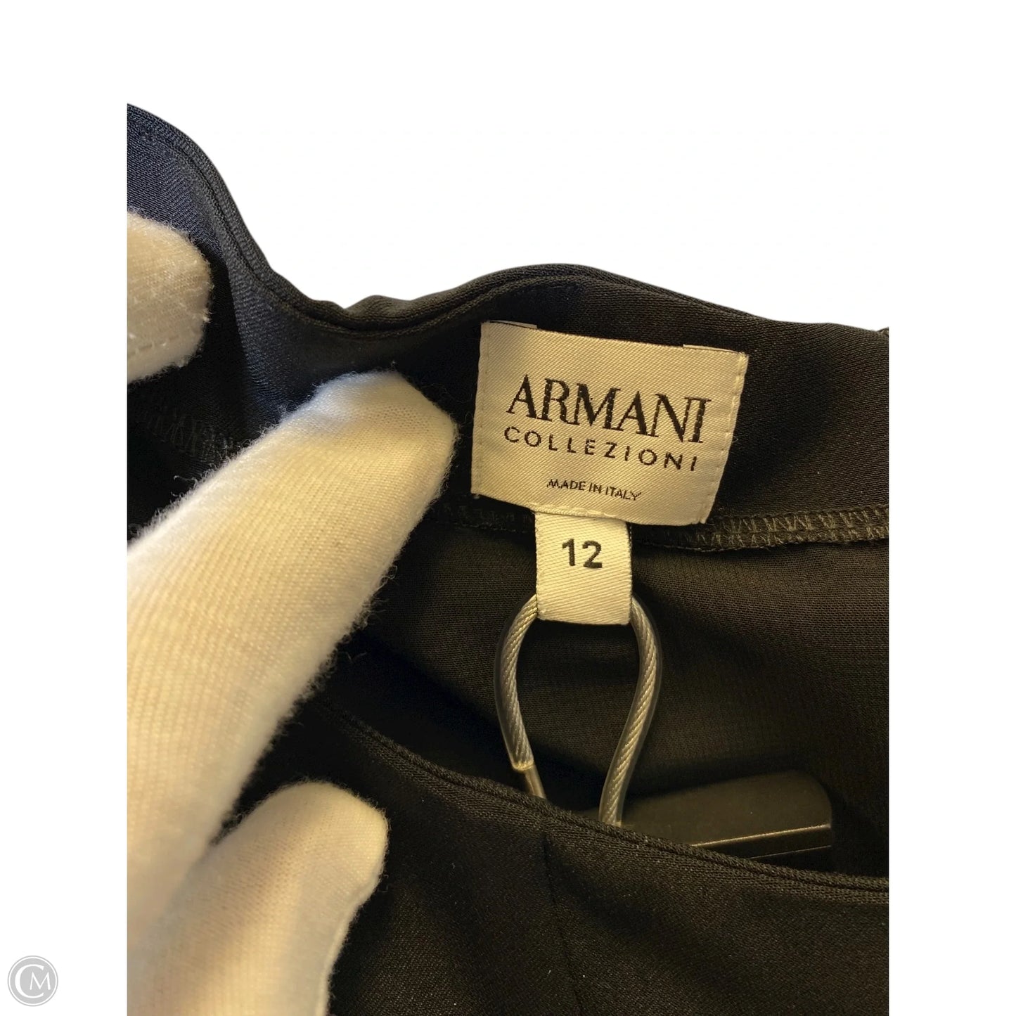 Dress Designer By Armani In Black, Size: 12