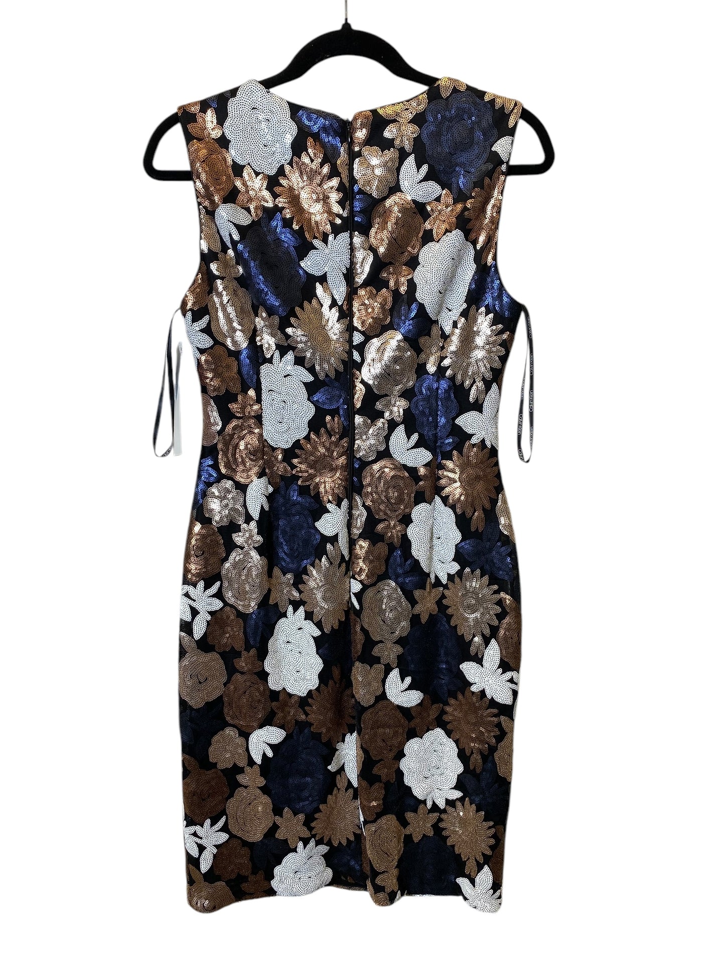 Dress Party Midi By Calvin Klein In Multi-colored, Size: S