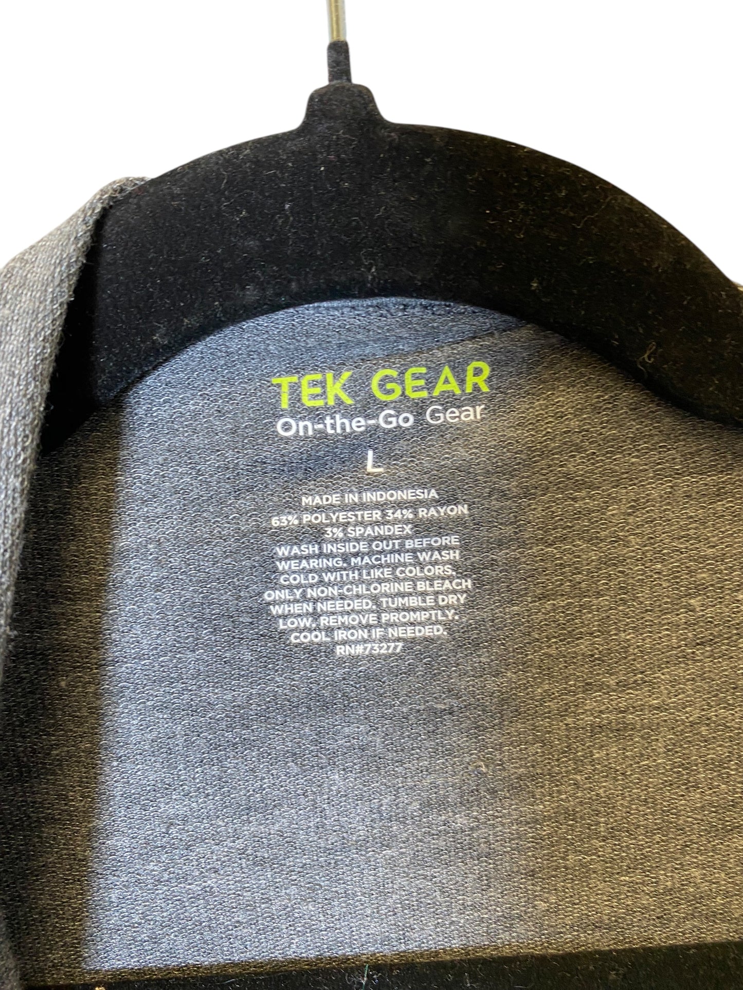 Cardigan By Tek Gear In Grey, Size: L