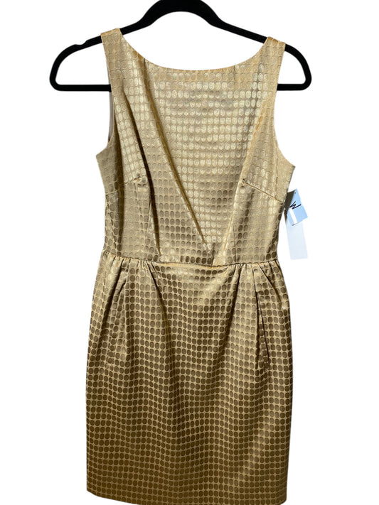 Dress Casual Midi By Michael By Michael Kors In Gold, Size: S