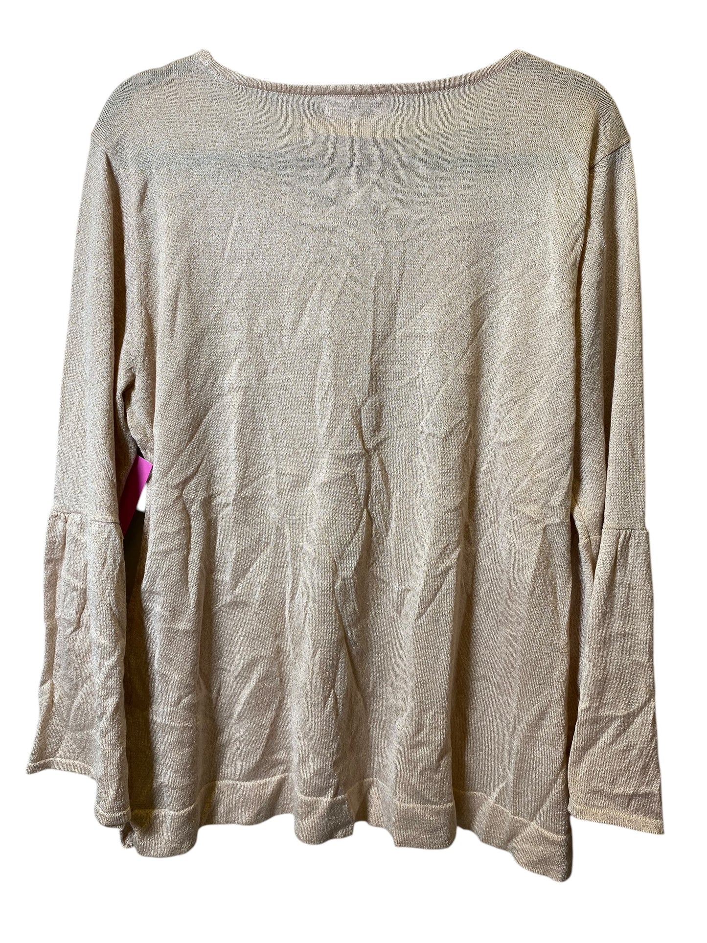 Top Long Sleeve By Calvin Klein In Pink, Size: Xl