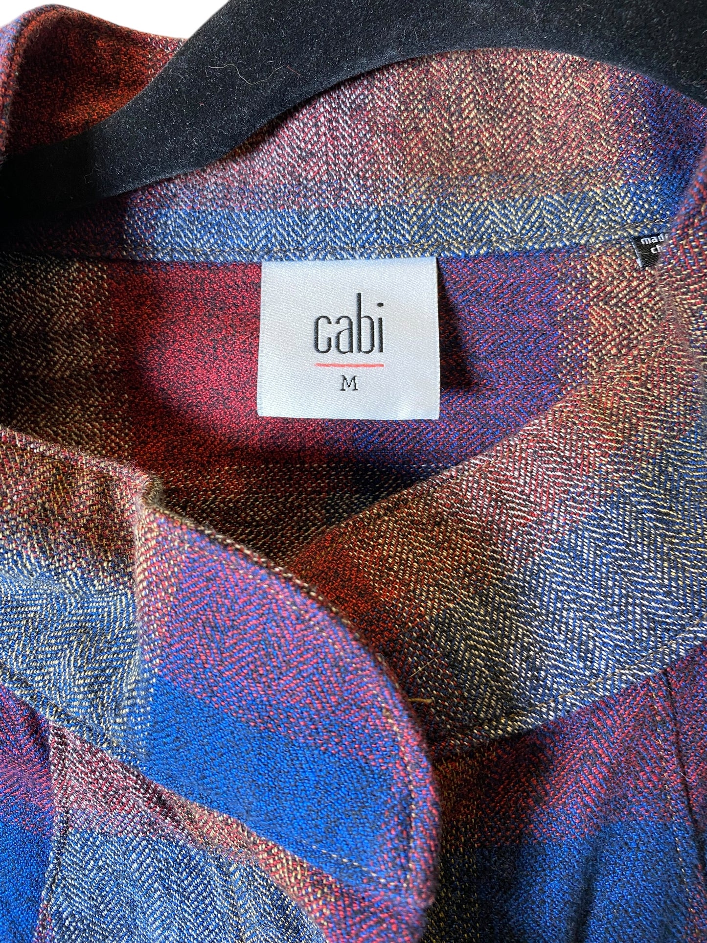 Jacket Shirt By Cabi In Multi-colored, Size: M