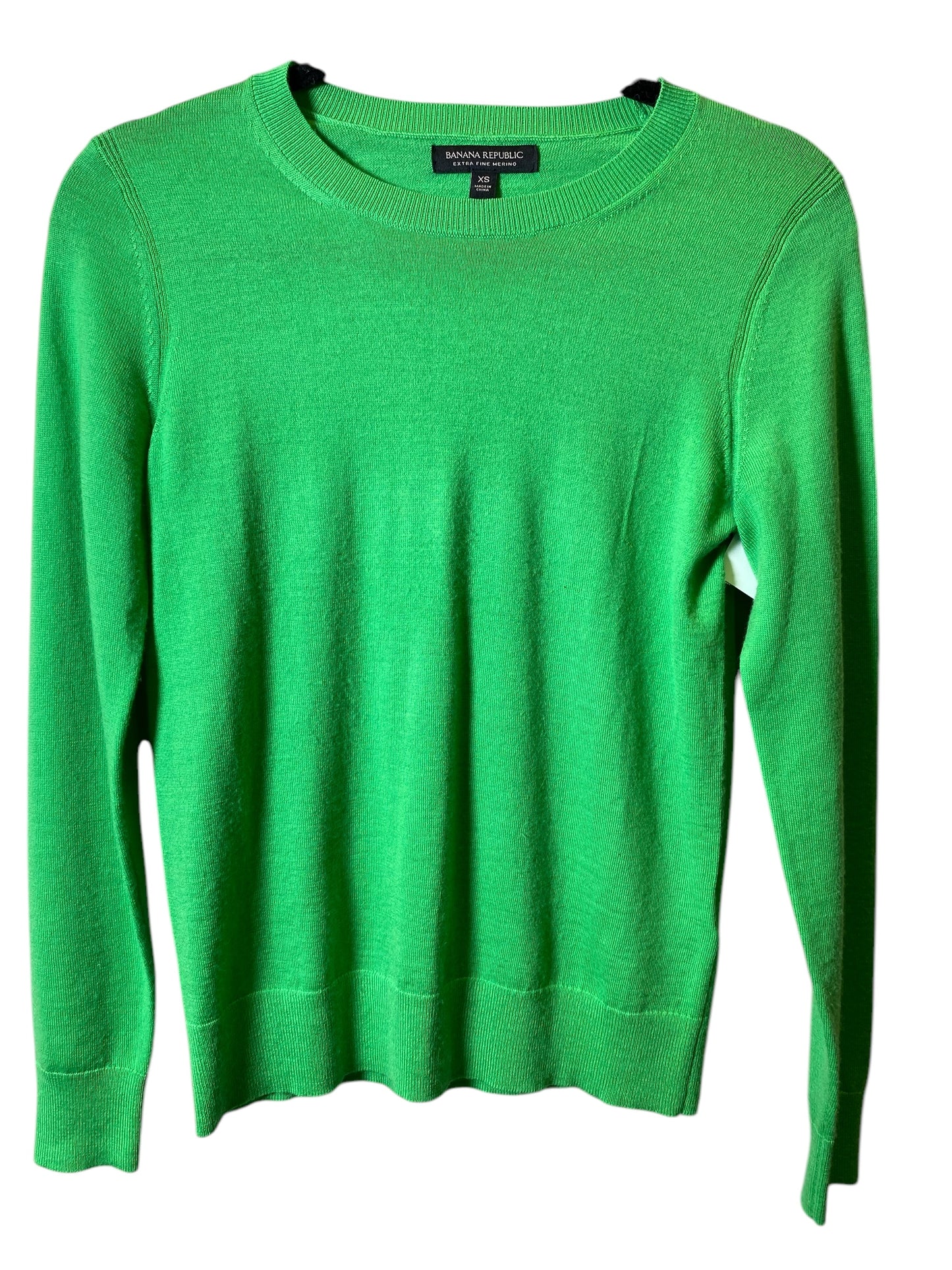 Sweater By Banana Republic In Green, Size: Xs