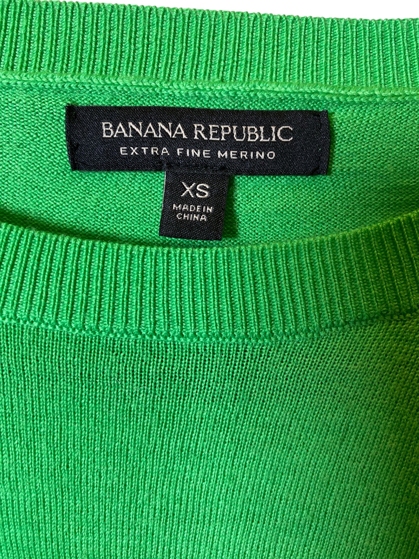 Sweater By Banana Republic In Green, Size: Xs