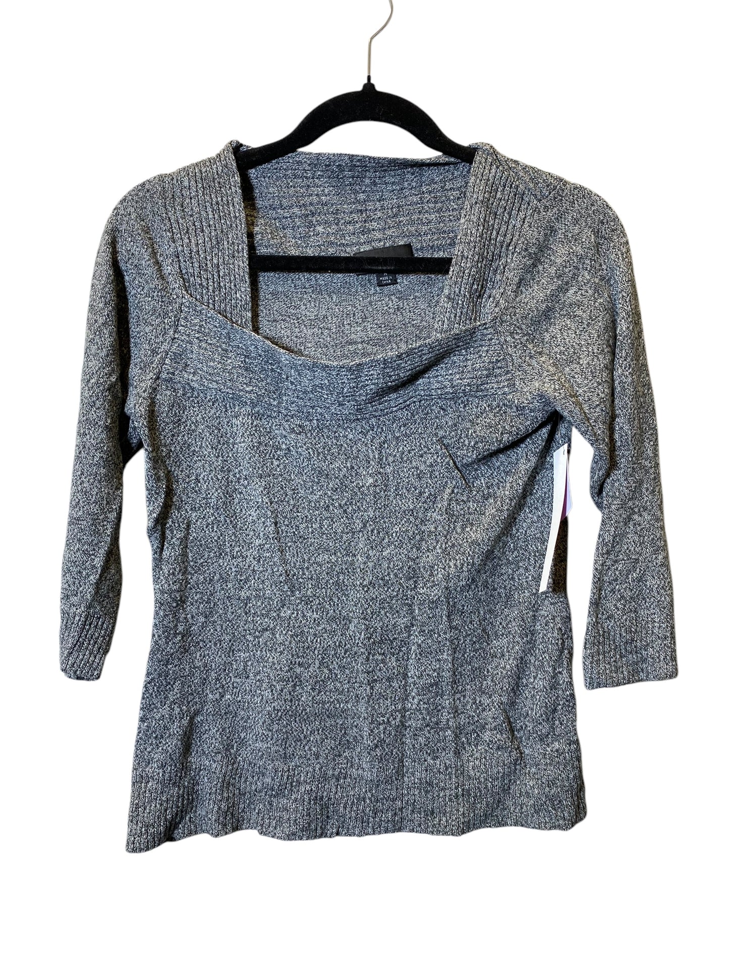 Sweater By Ab Studio In Grey, Size: M