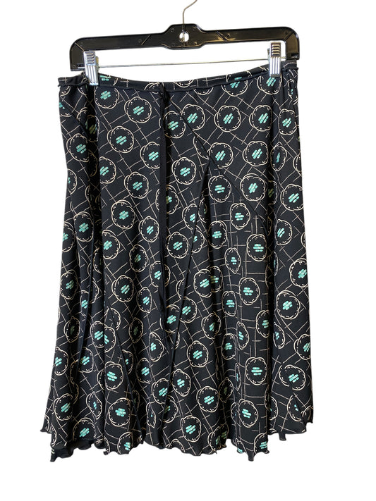 Skirt Midi By Max Studio In Black & Blue, Size: S