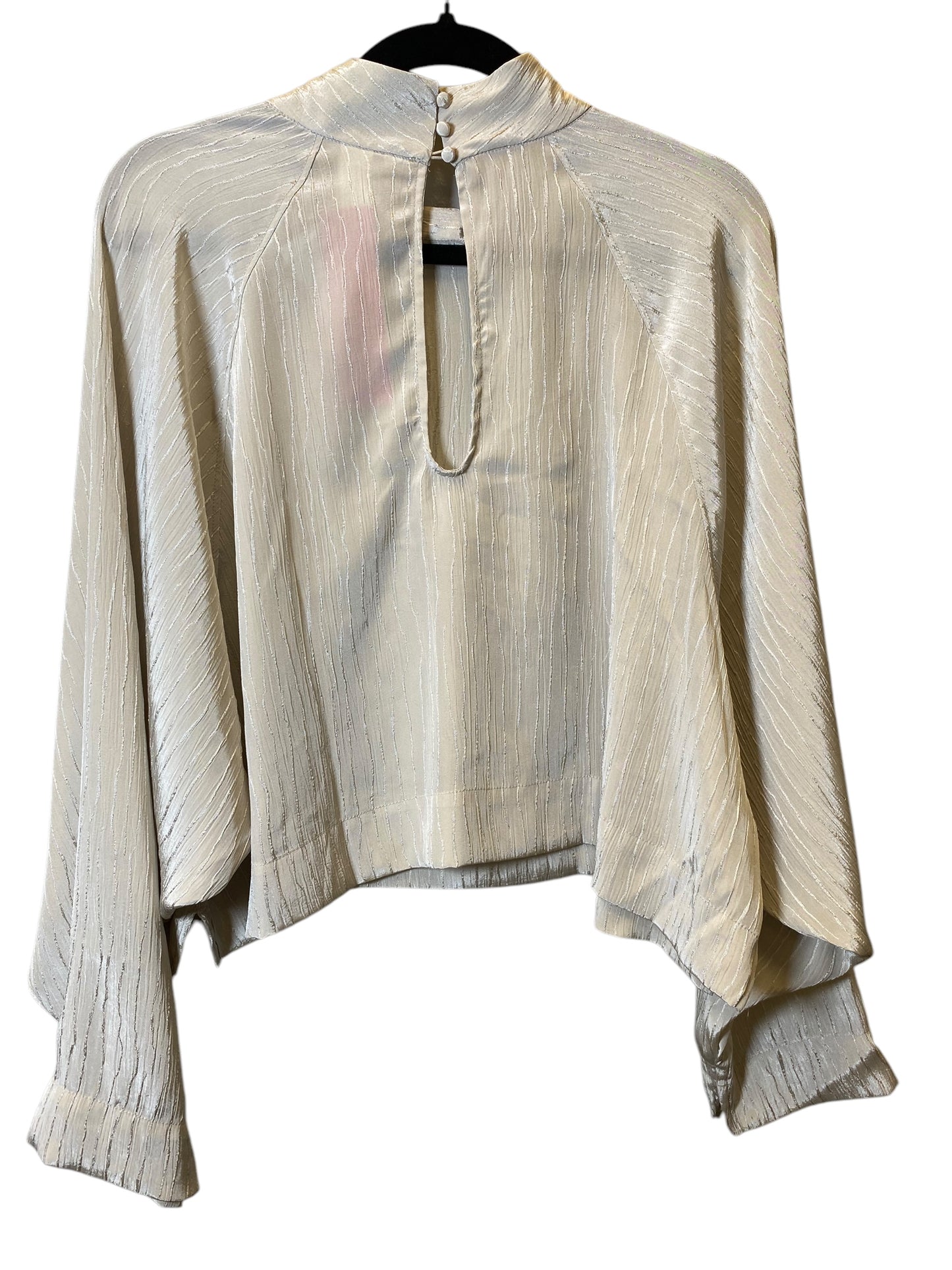 Top Long Sleeve By H&m In Taupe, Size: Xl