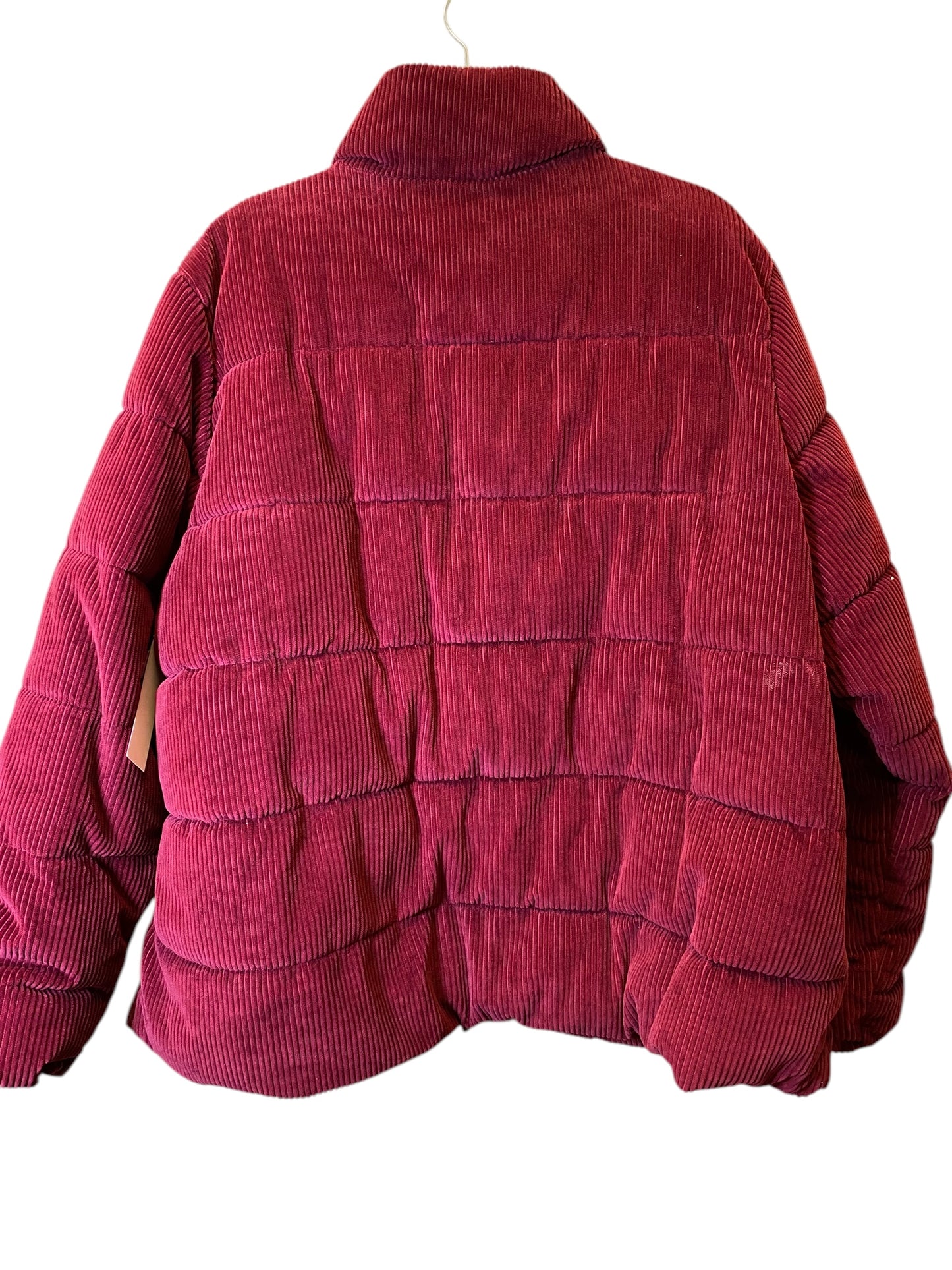 Jacket Puffer & Quilted By Old Navy In Maroon, Size: Xxl