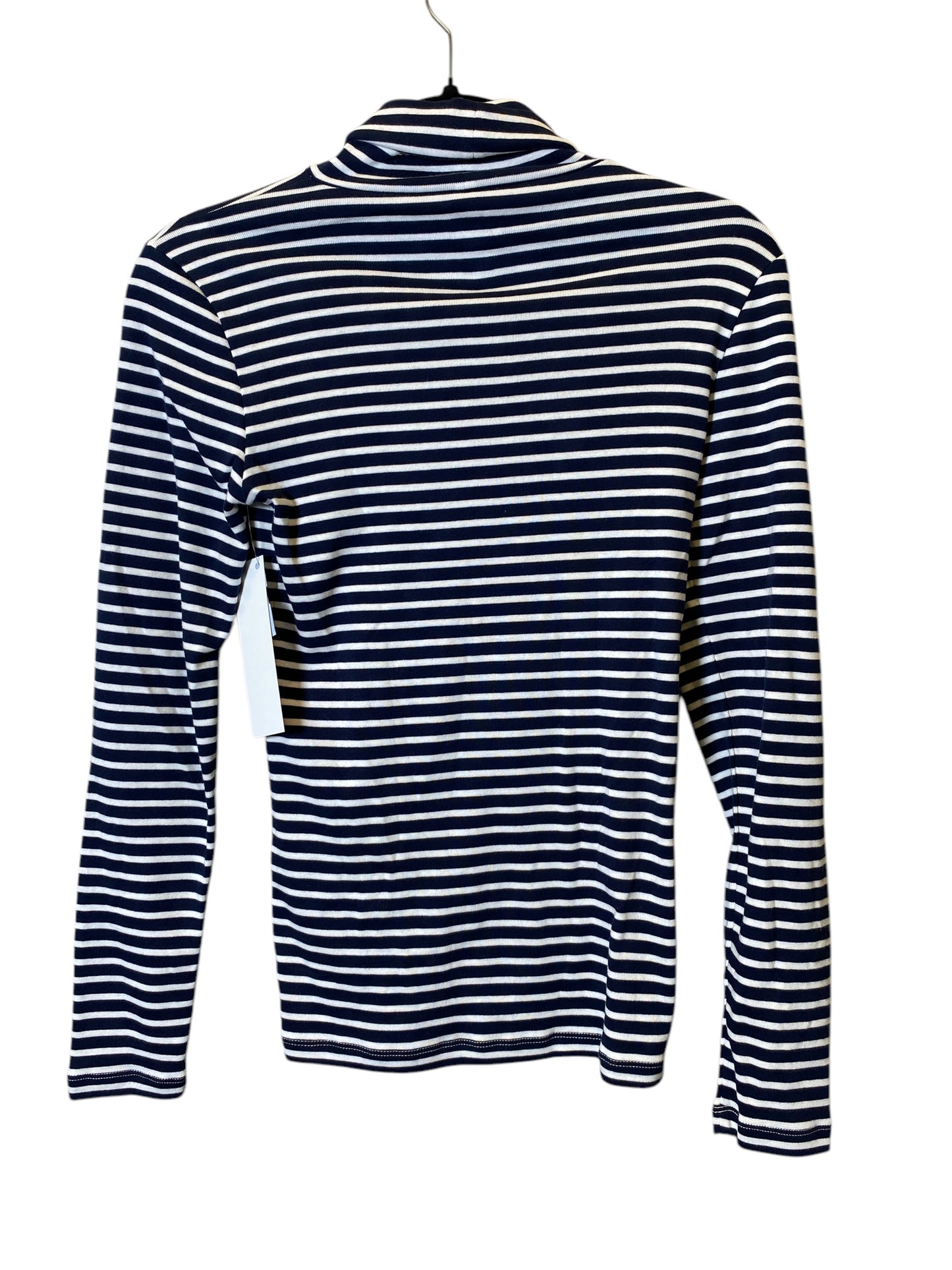 Top Long Sleeve Basic By J. Crew In Striped Pattern, Size: S