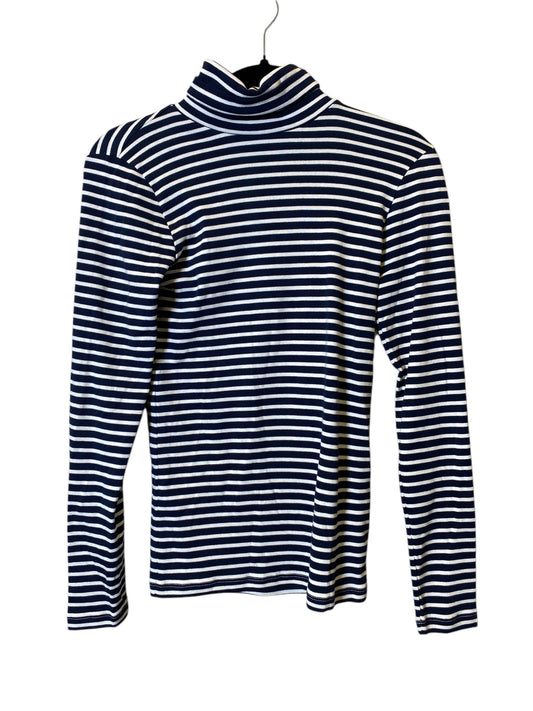 Top Long Sleeve Basic By J. Crew In Striped Pattern, Size: S