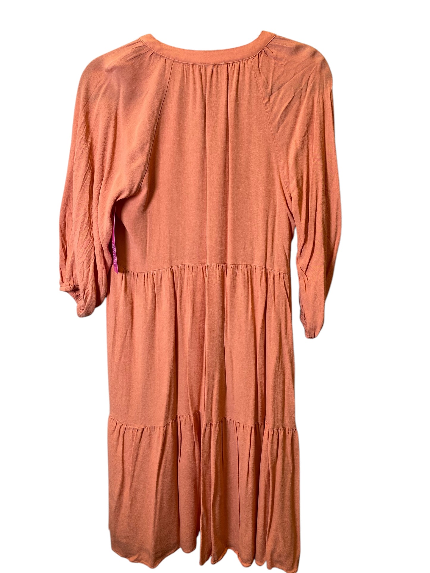 Dress Casual Midi By Gibson And Latimer In Orange, Size: M