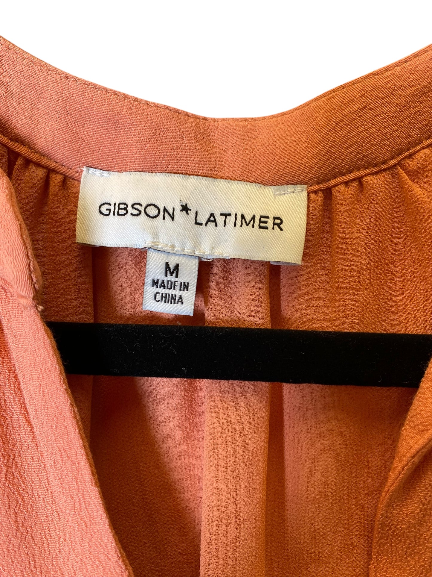 Dress Casual Midi By Gibson And Latimer In Orange, Size: M