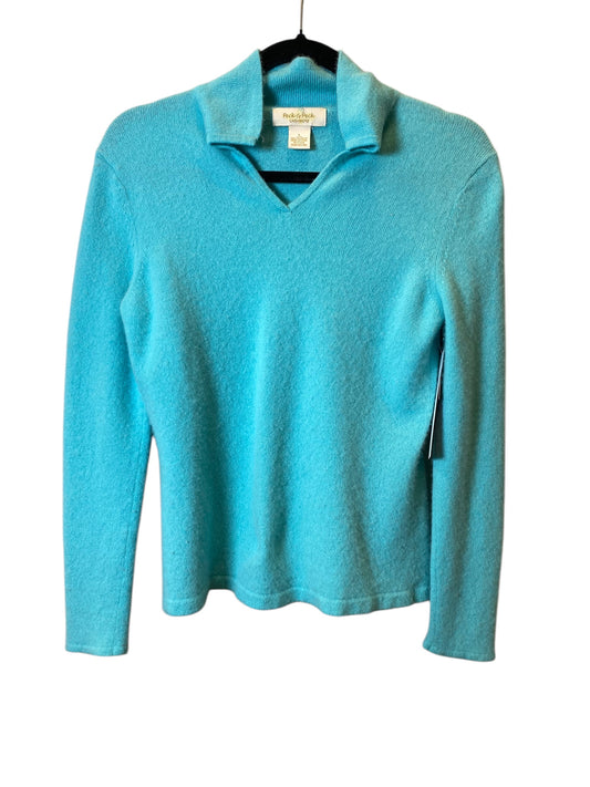 Sweater Cashmere By Peck And Peck In Blue, Size: L