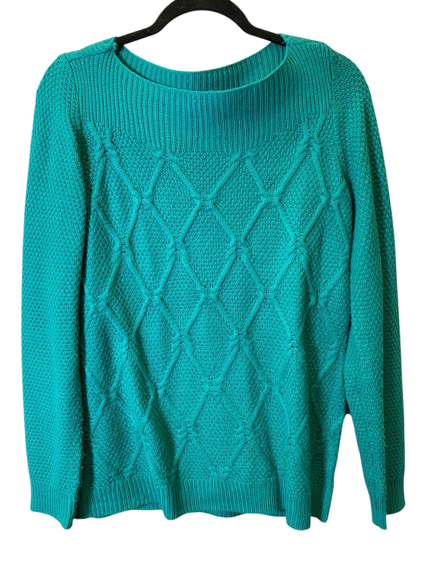 Sweater By Hannah In Teal, Size: M