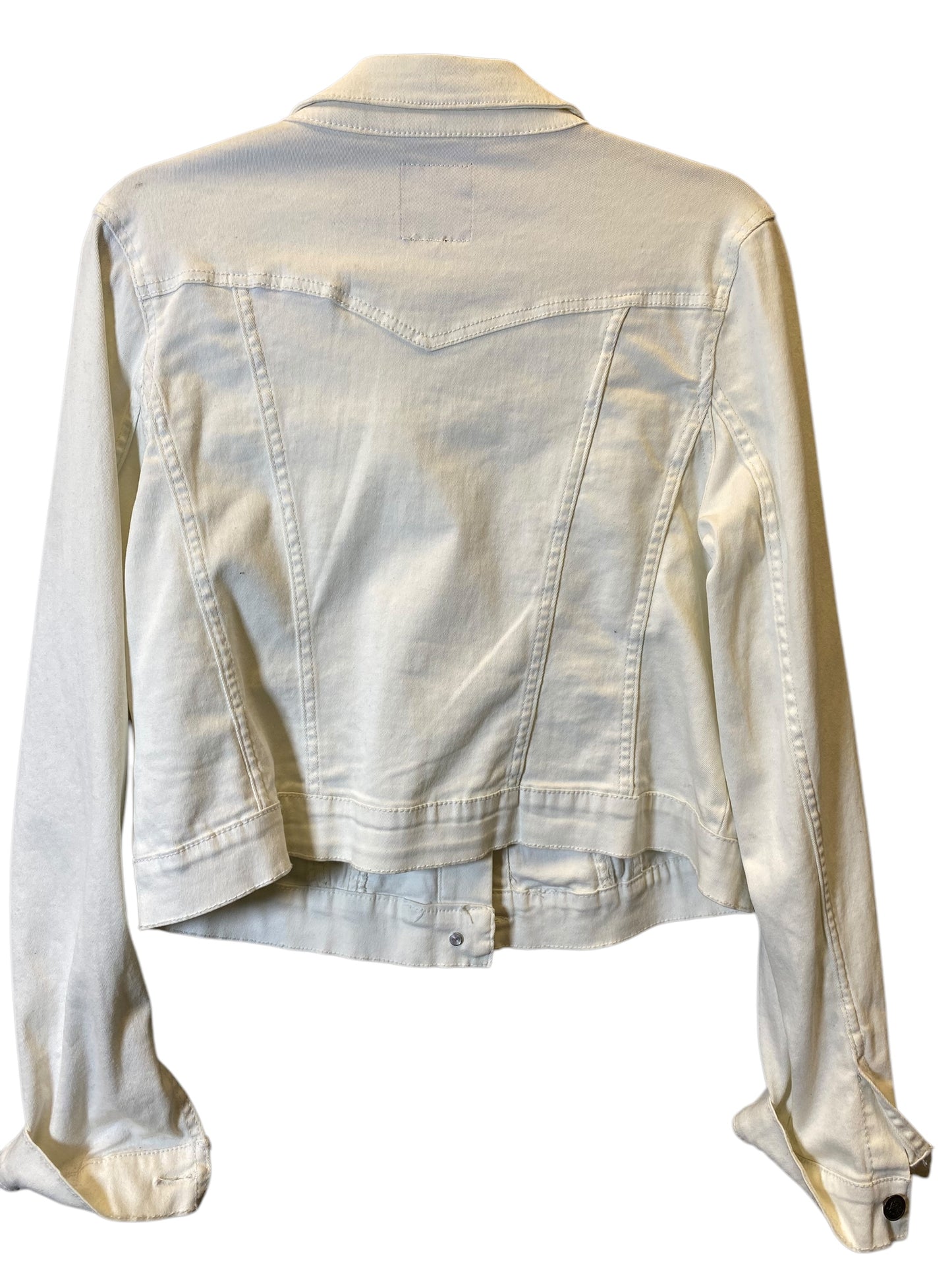 Jacket Denim By Jessica Simpson In Cream, Size: Xl