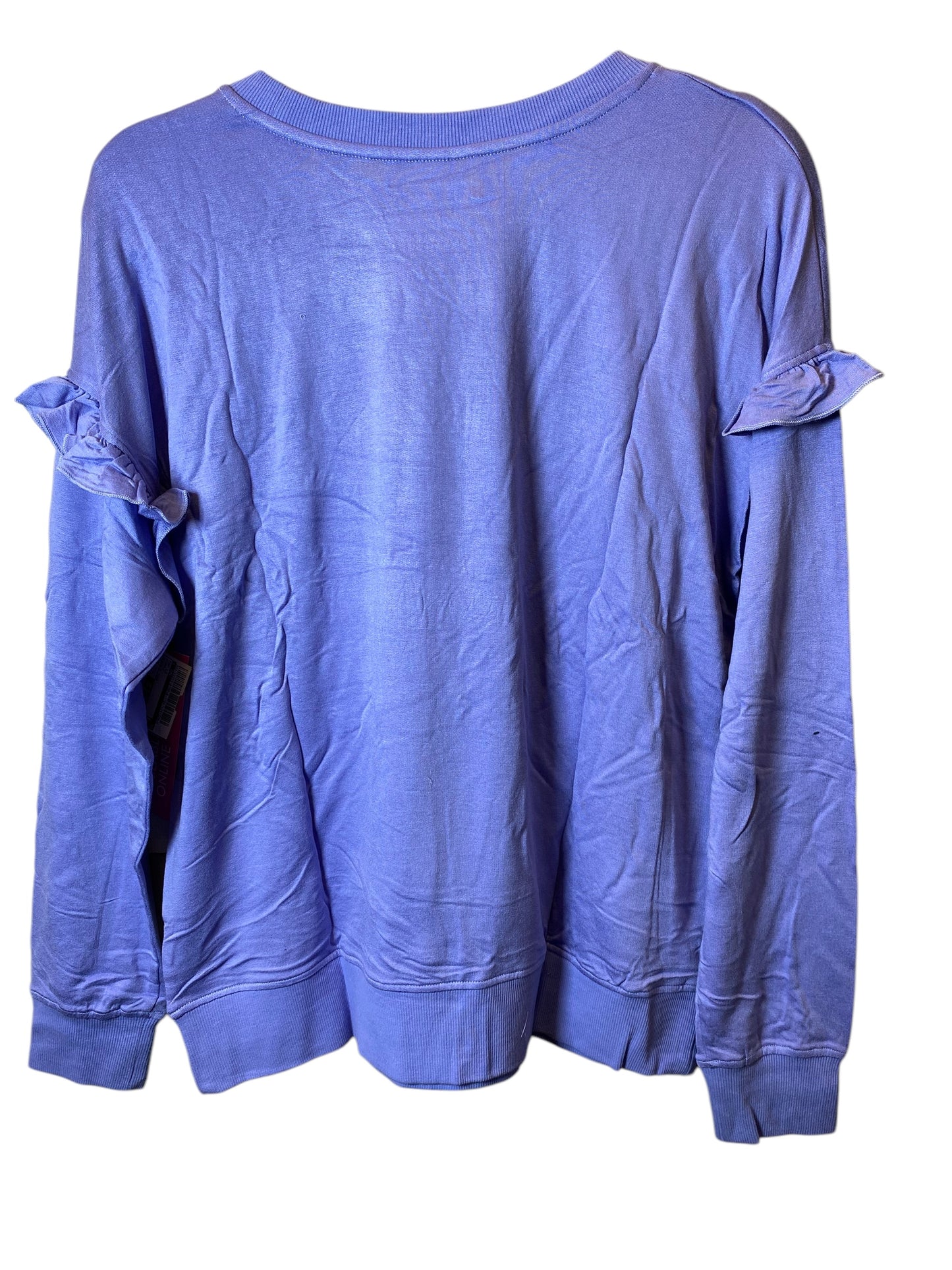 Top Long Sleeve By Cmc In Purple, Size: M