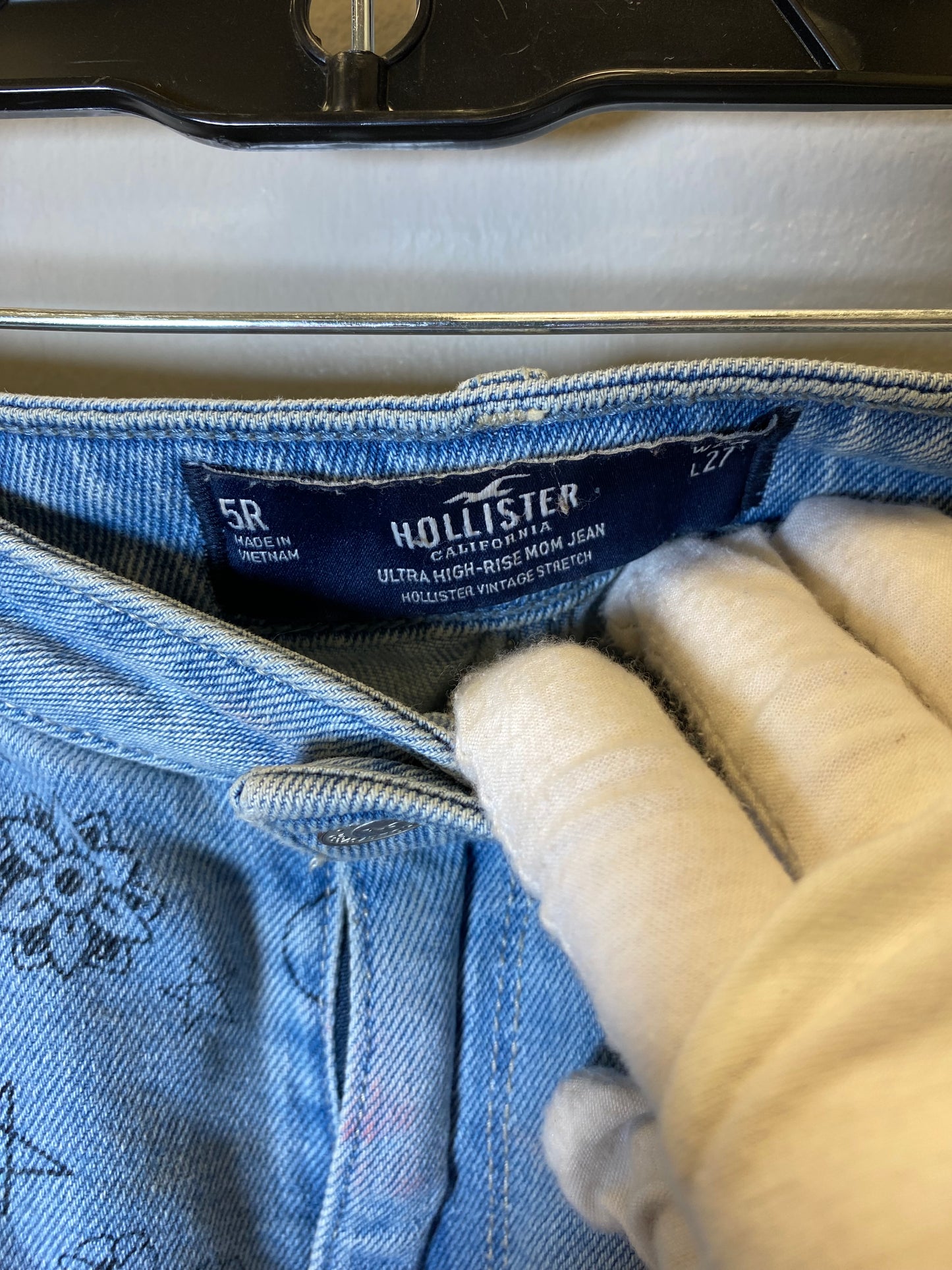 Jeans Straight By Hollister In Blue, Size: 4