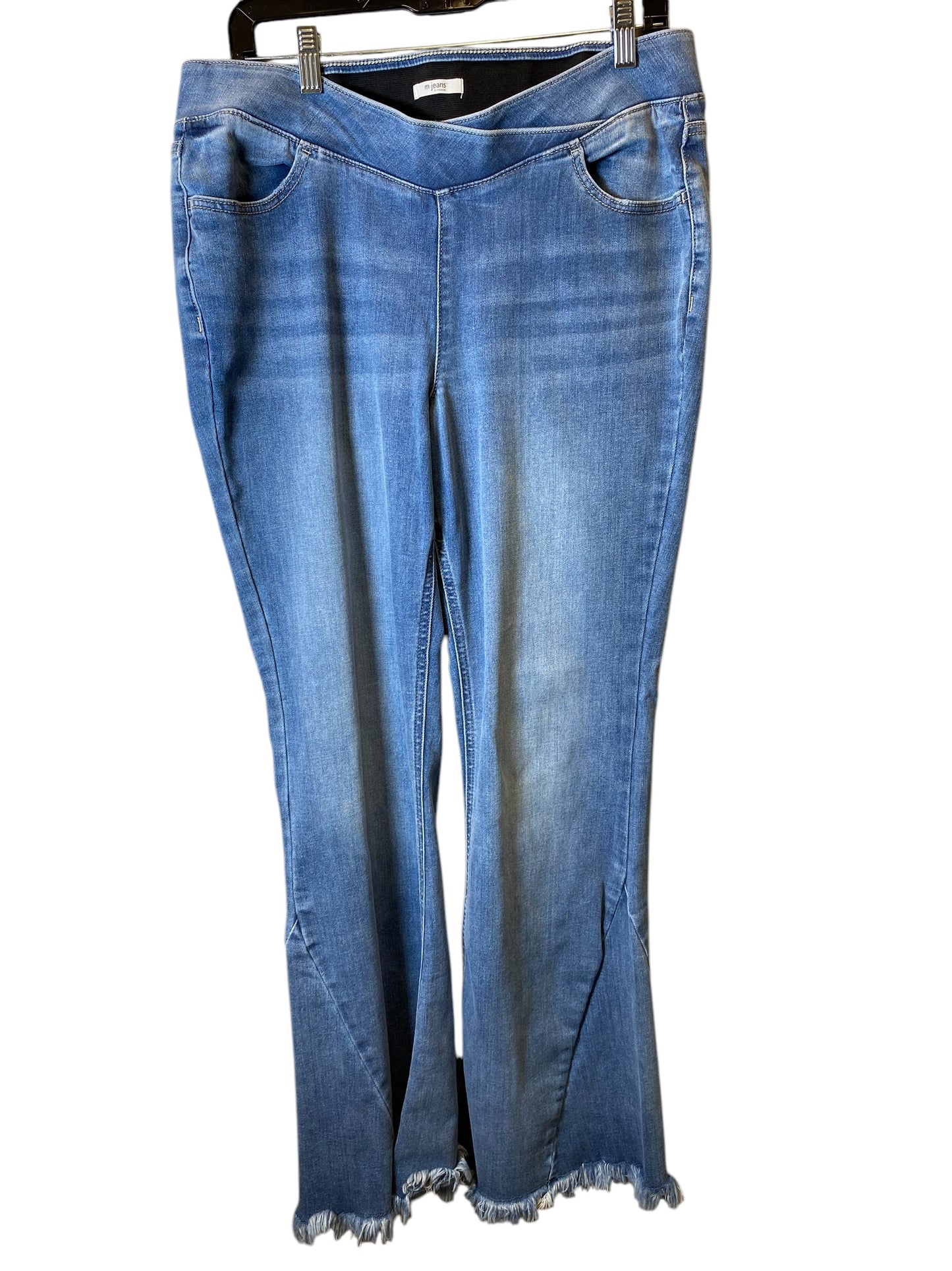 Jeans Wide Leg By Maurices In Blue, Size: L