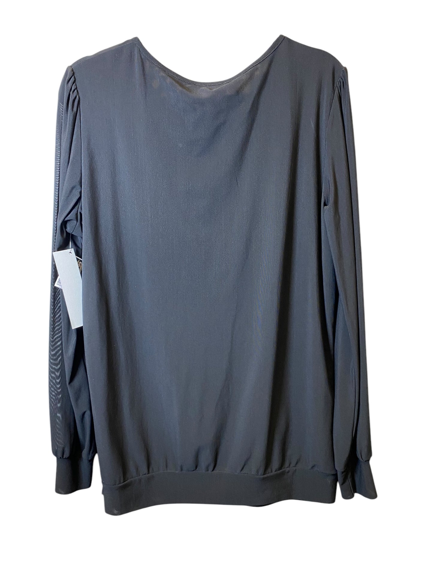 Top Long Sleeve By Cmc In Black, Size: 3x