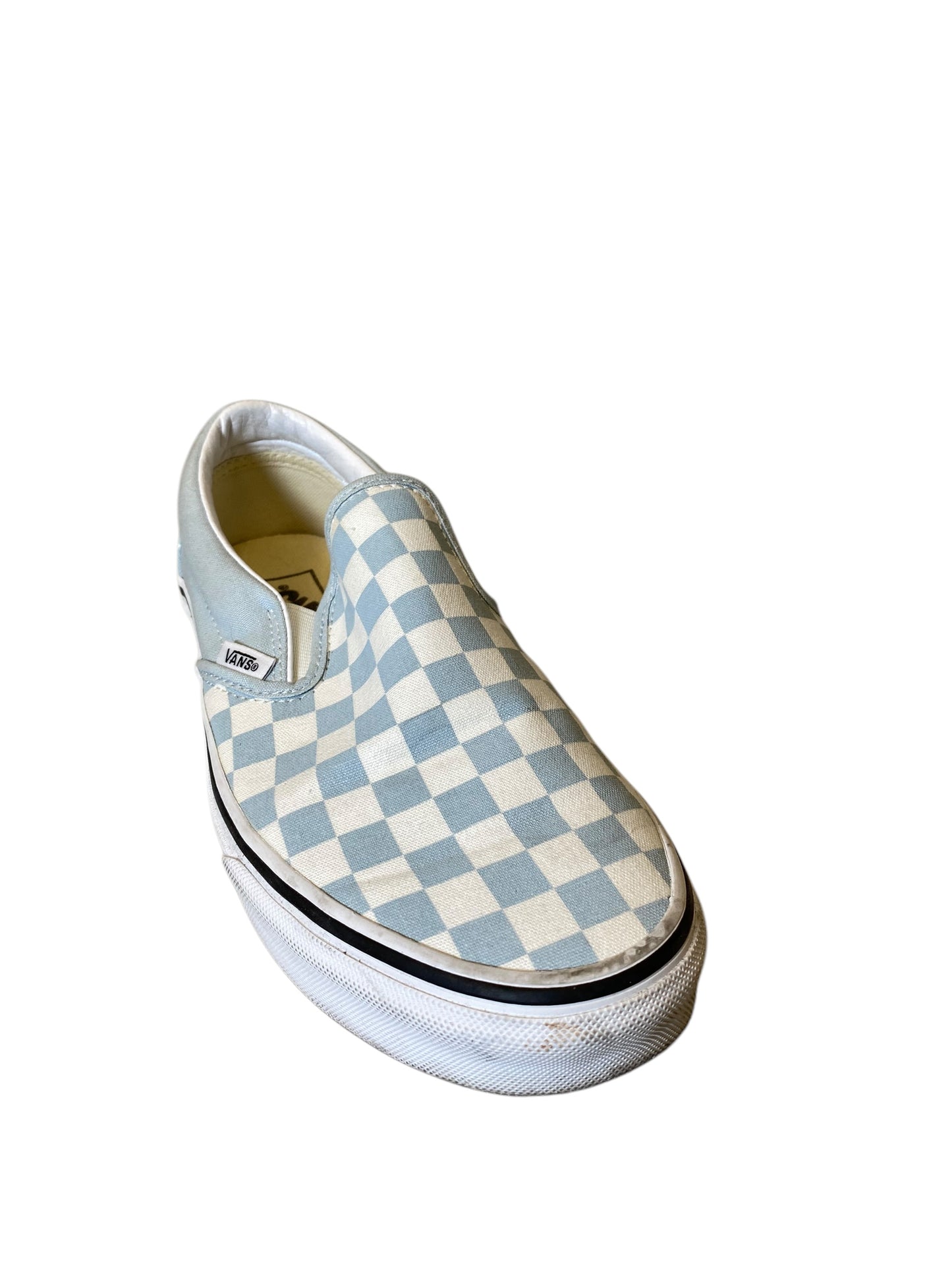 Shoes Flats By Vans In Checkered Pattern, Size: 9