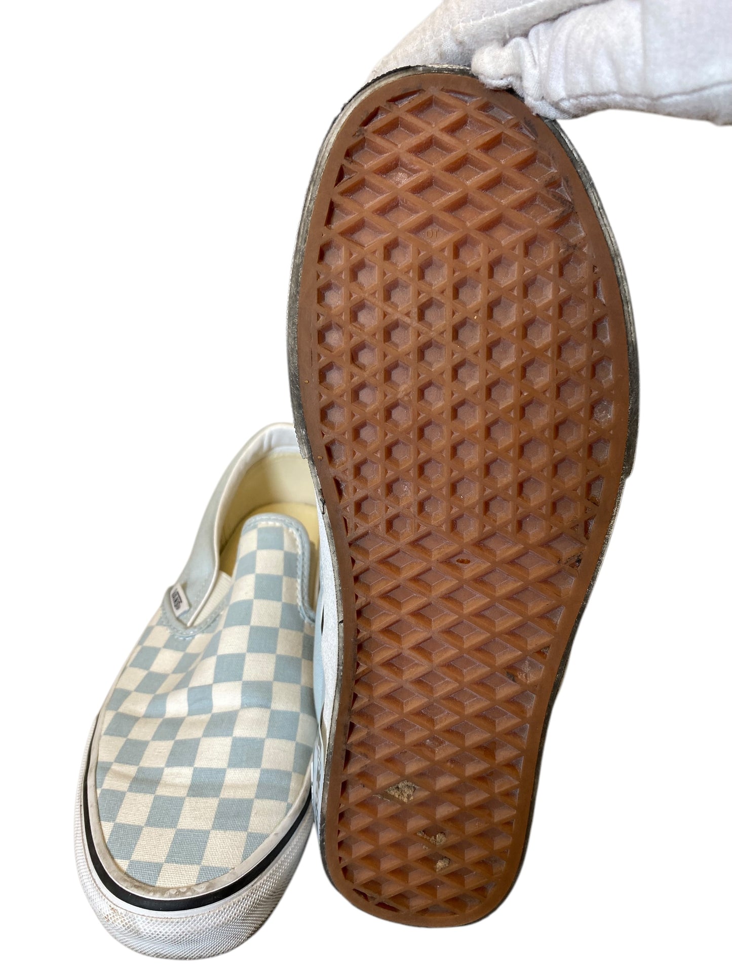 Shoes Flats By Vans In Checkered Pattern, Size: 9