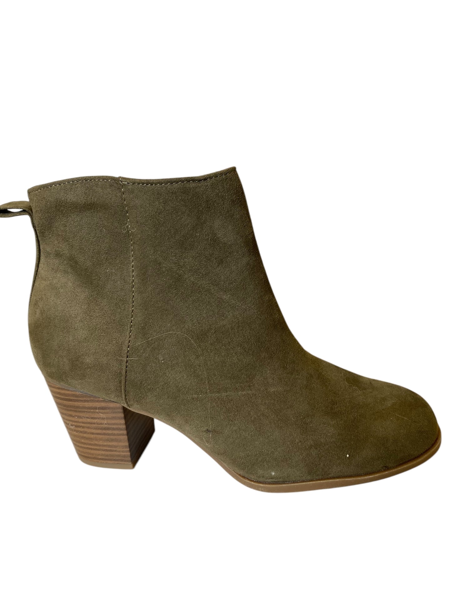 Boots Ankle Heels By Old Navy In Green, Size: 9