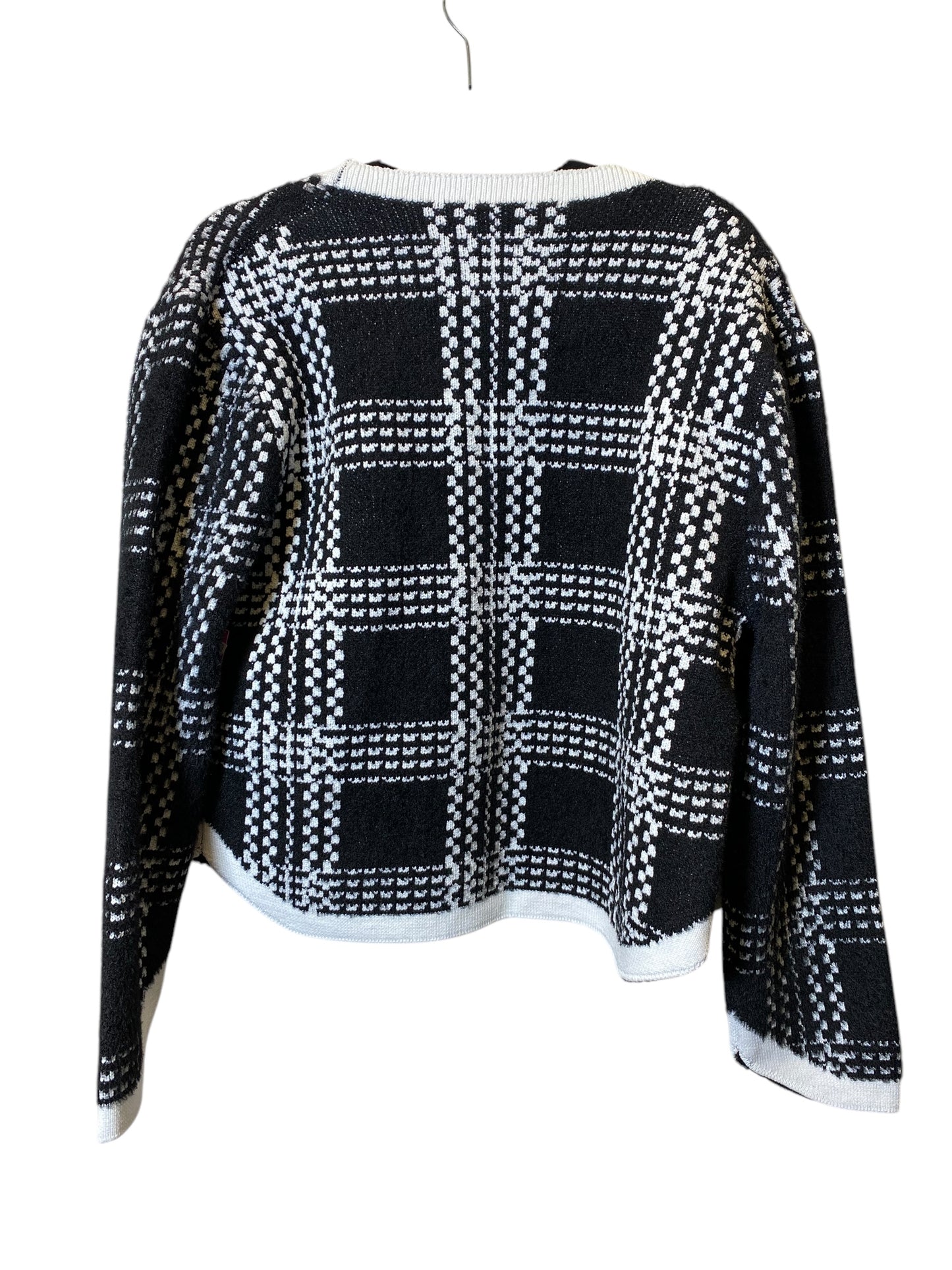 Cardigan By Cmc In Black & White, Size: M