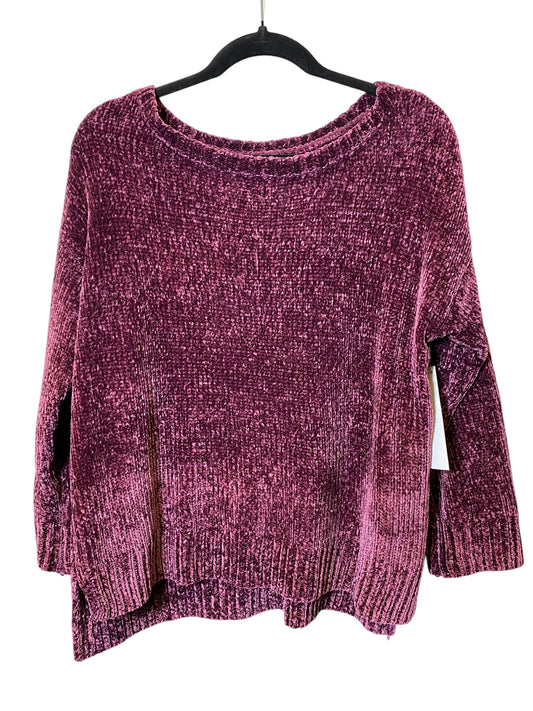 Sweater By Jones New York In Maroon, Size: L