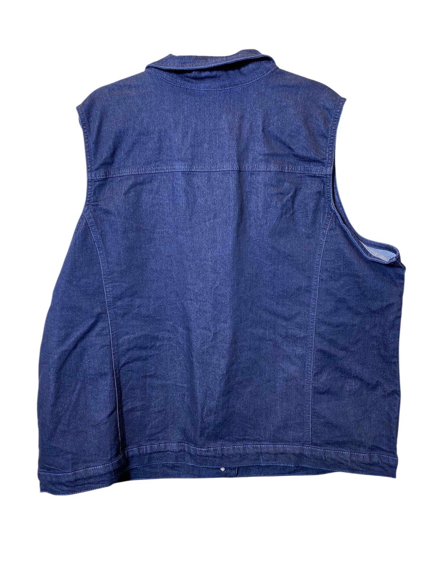 Vest Other By Blair In Blue Denim, Size: 2x