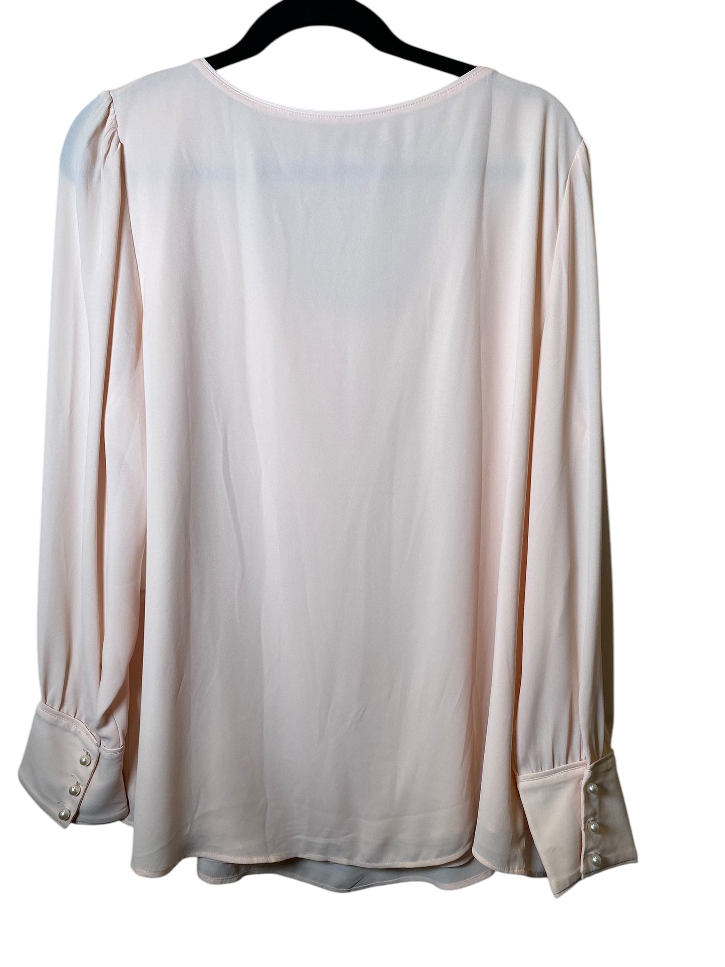 Top Long Sleeve By Loft In Pink, Size: Xl