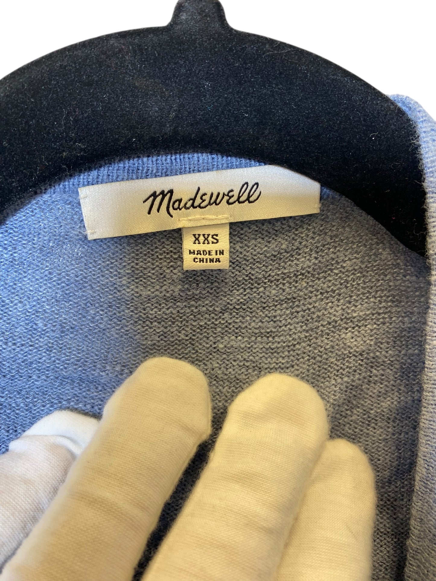 Cardigan By Madewell In Blue, Size: Xxs