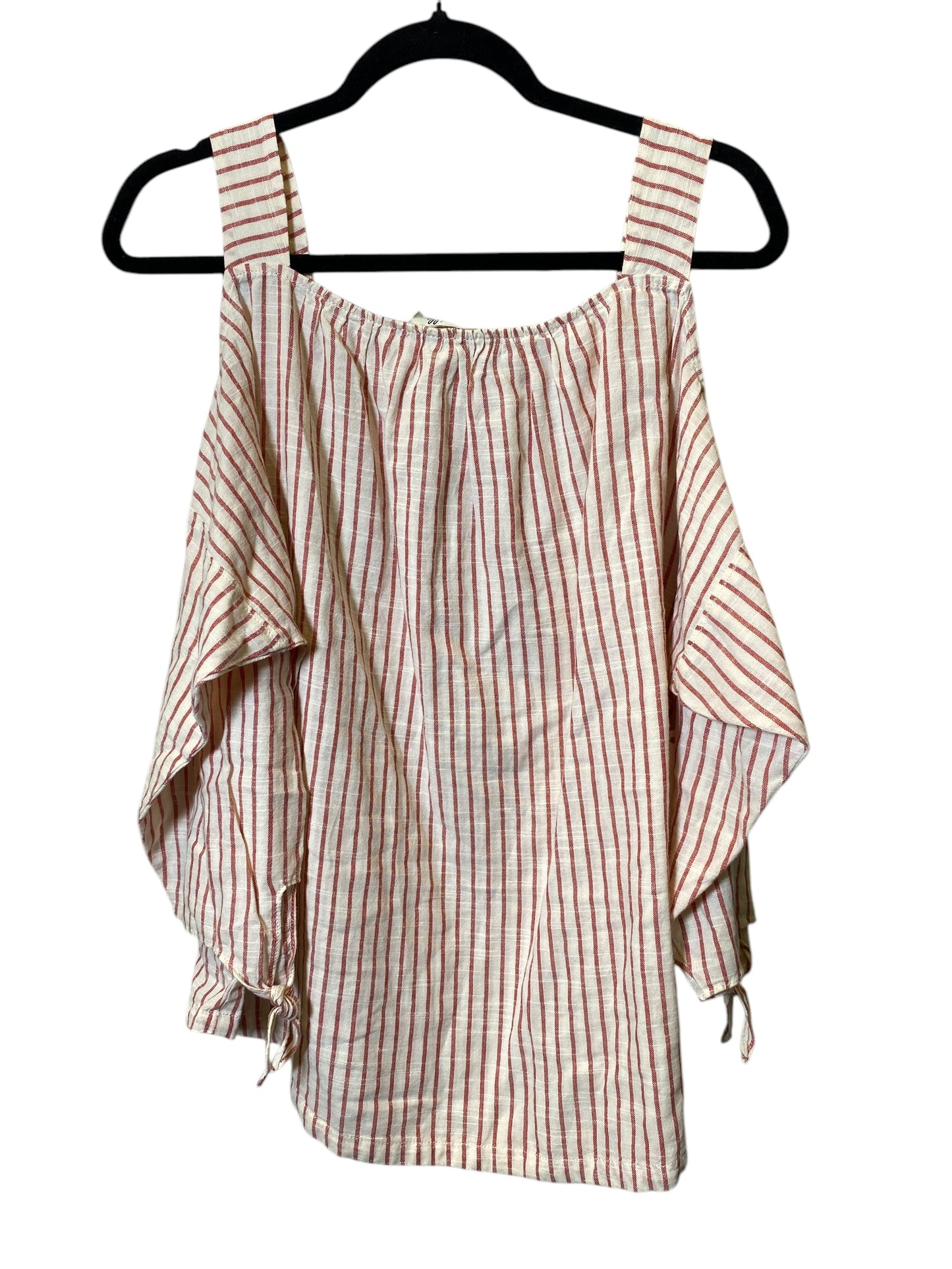 Top 3/4 Sleeve By Madewell In Striped Pattern, Size: Xl