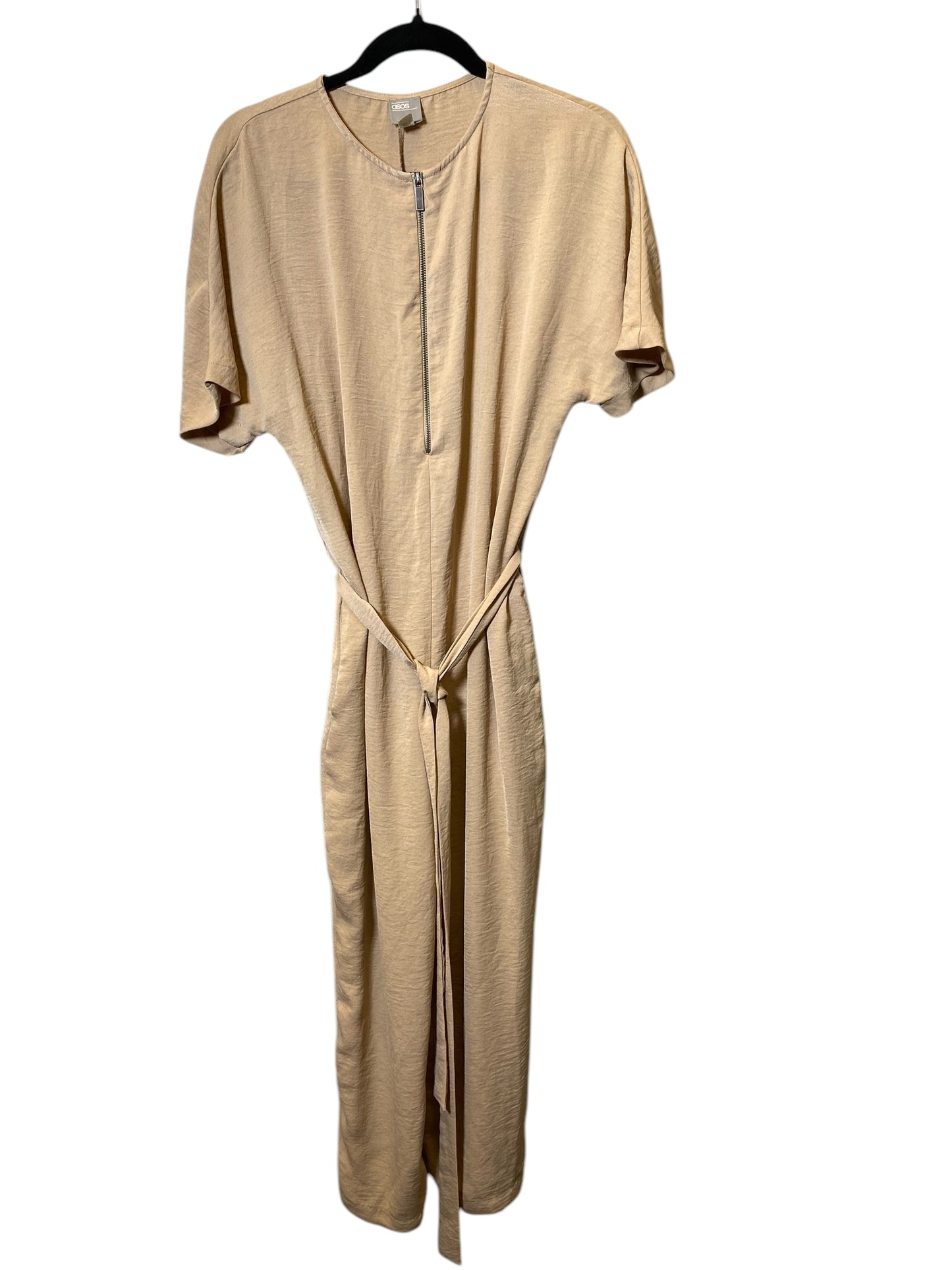 Jumpsuit By Asos In Beige, Size: Xs