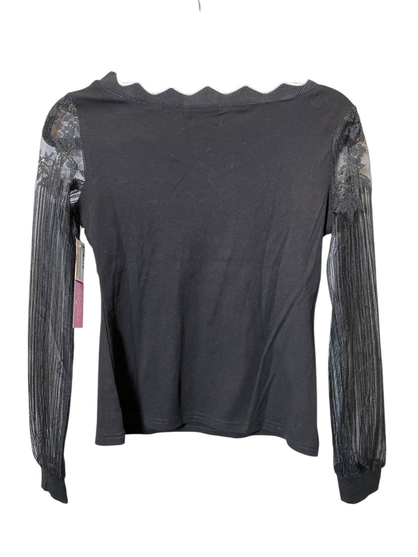 Top Long Sleeve By Cmc In Black, Size: M