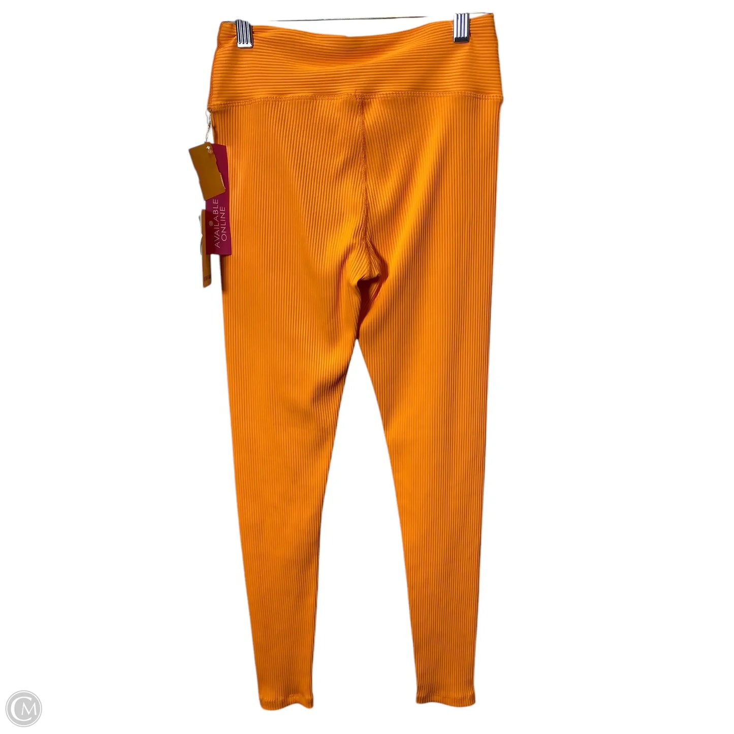 Athletic Leggings By Year Of Ours In Orange, Size: L