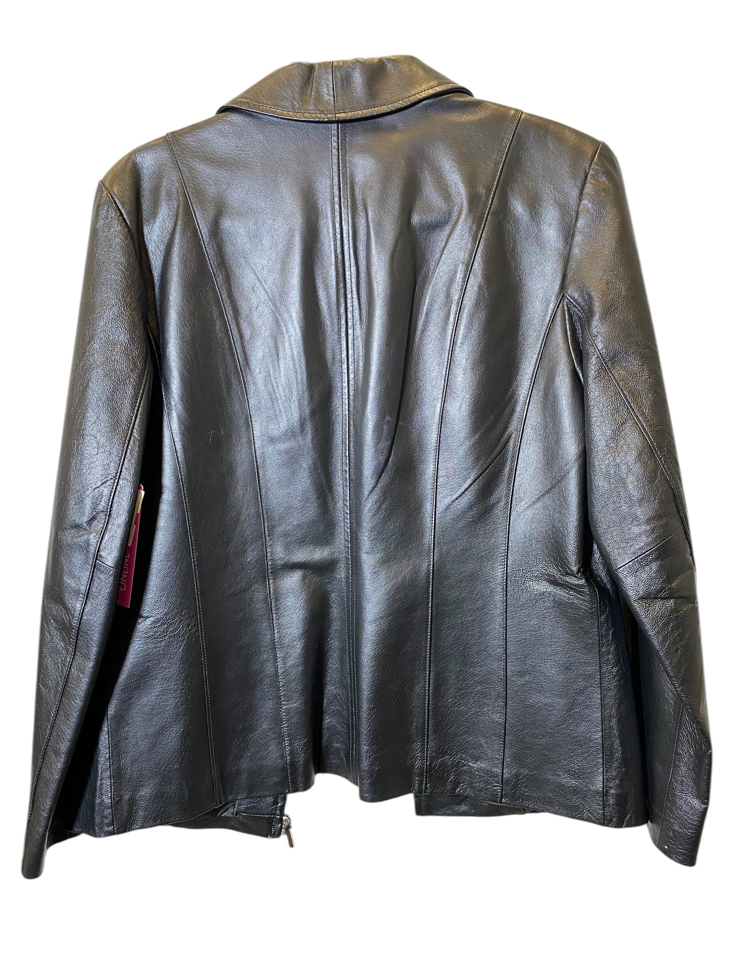 Jacket Leather By East 5th In Black, Size: M