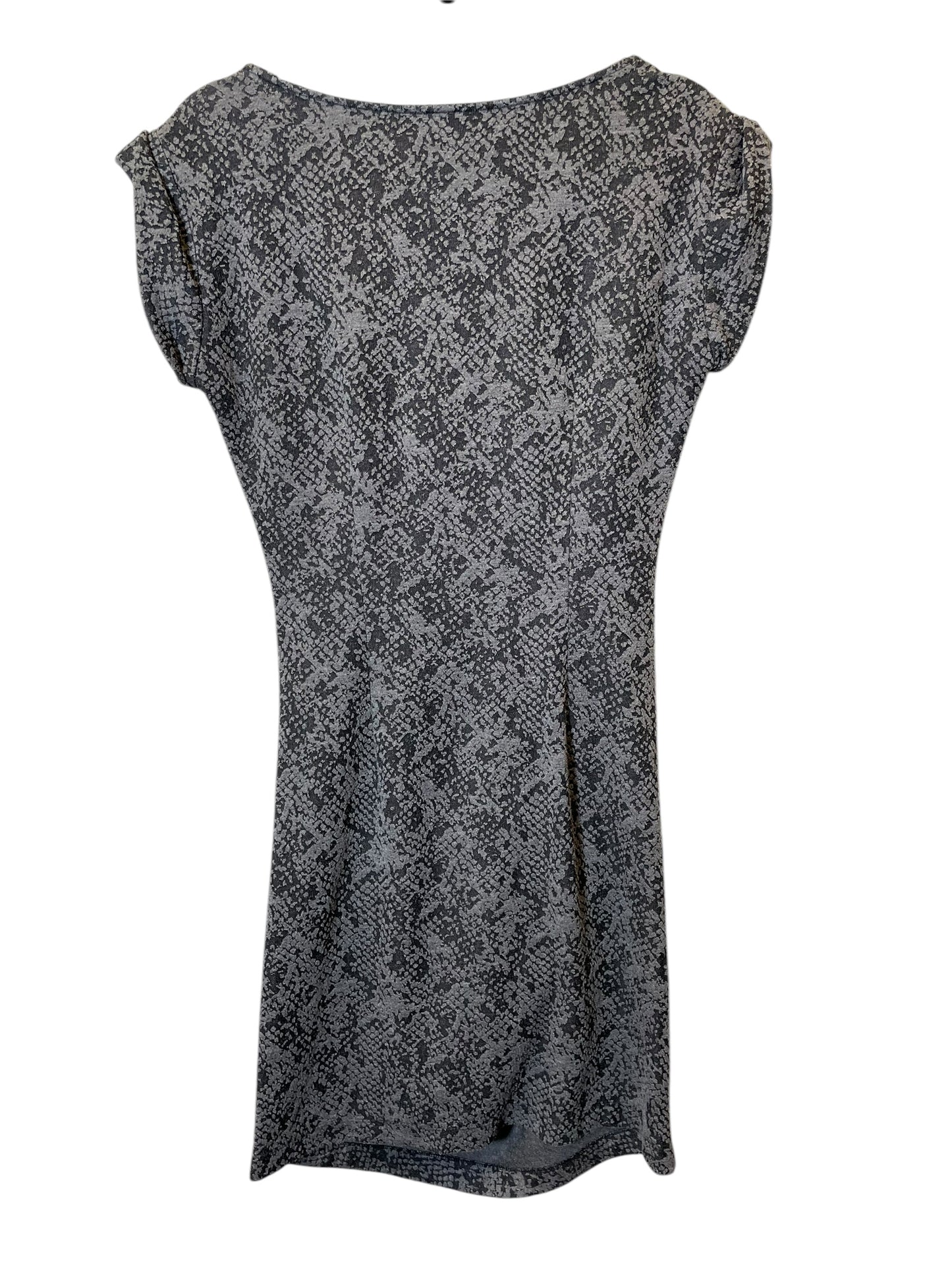 Dress Casual Midi By Ann Taylor In Grey, Size: S