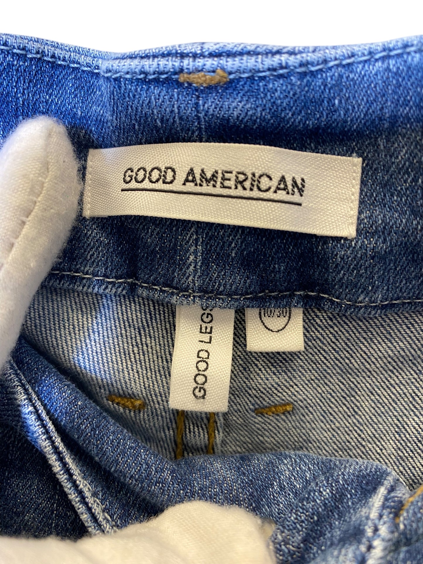 Jeans Skinny By Good American In Blue, Size: 10