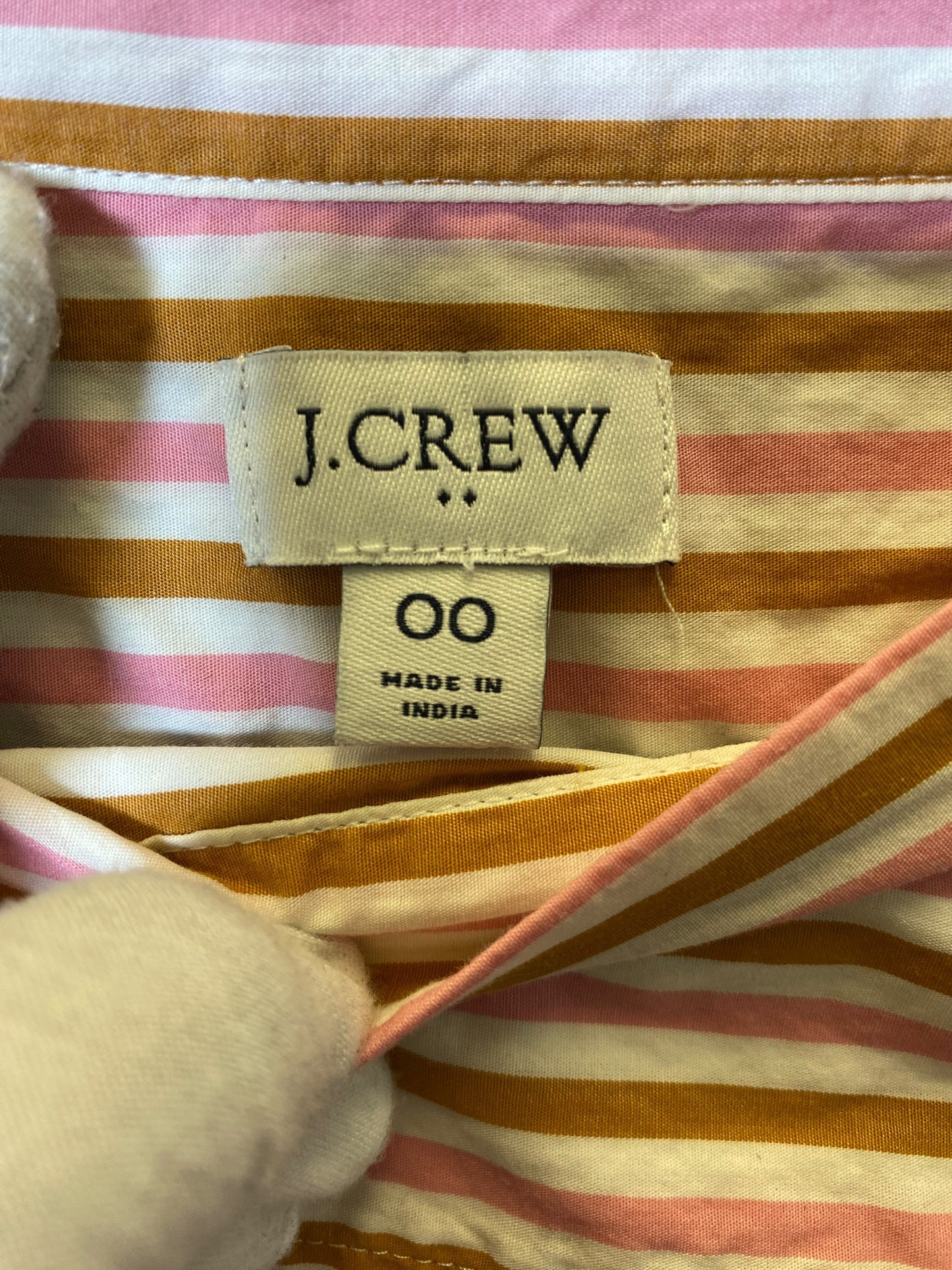 Top Long Sleeve By J. Crew In Striped Pattern, Size: Xs