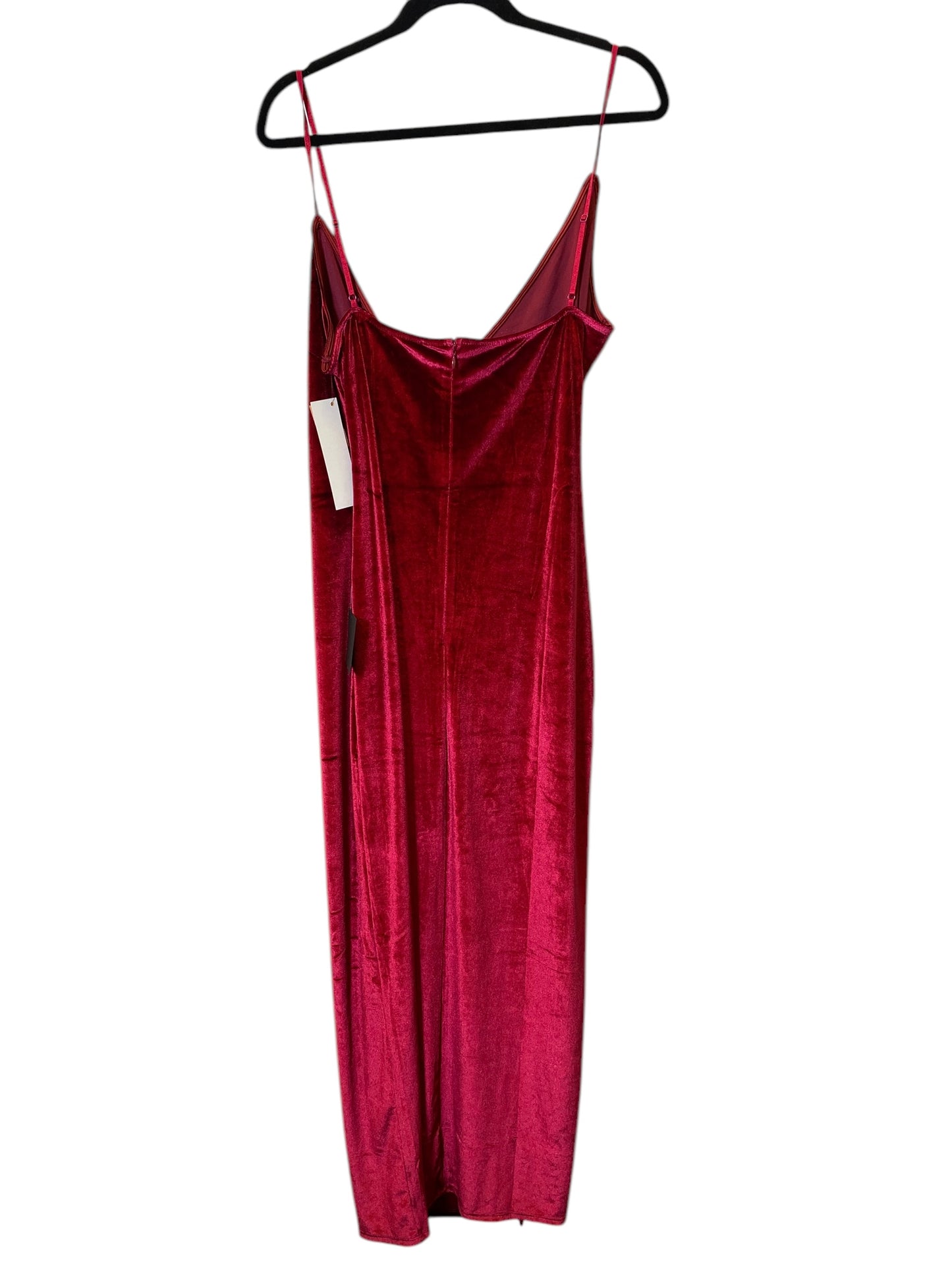 Dress Party Long By Lulus In Maroon, Size: Xl