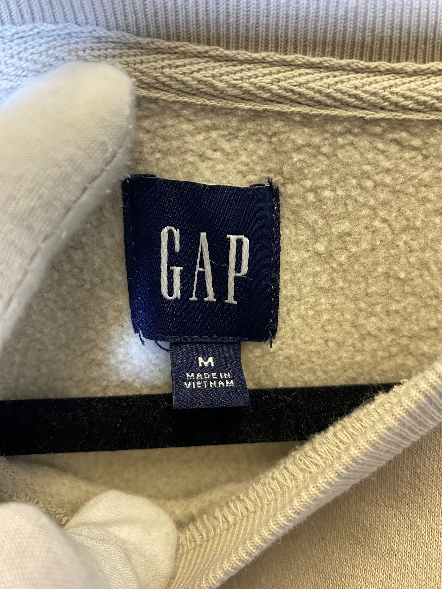 Sweatshirt Crewneck By Gap In Tan, Size: M