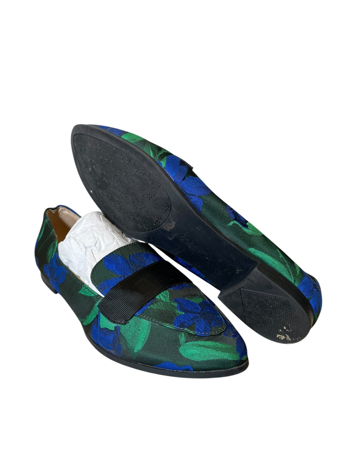 Shoes Flats By Kelly And Katie In Blue & Green, Size: 7.5